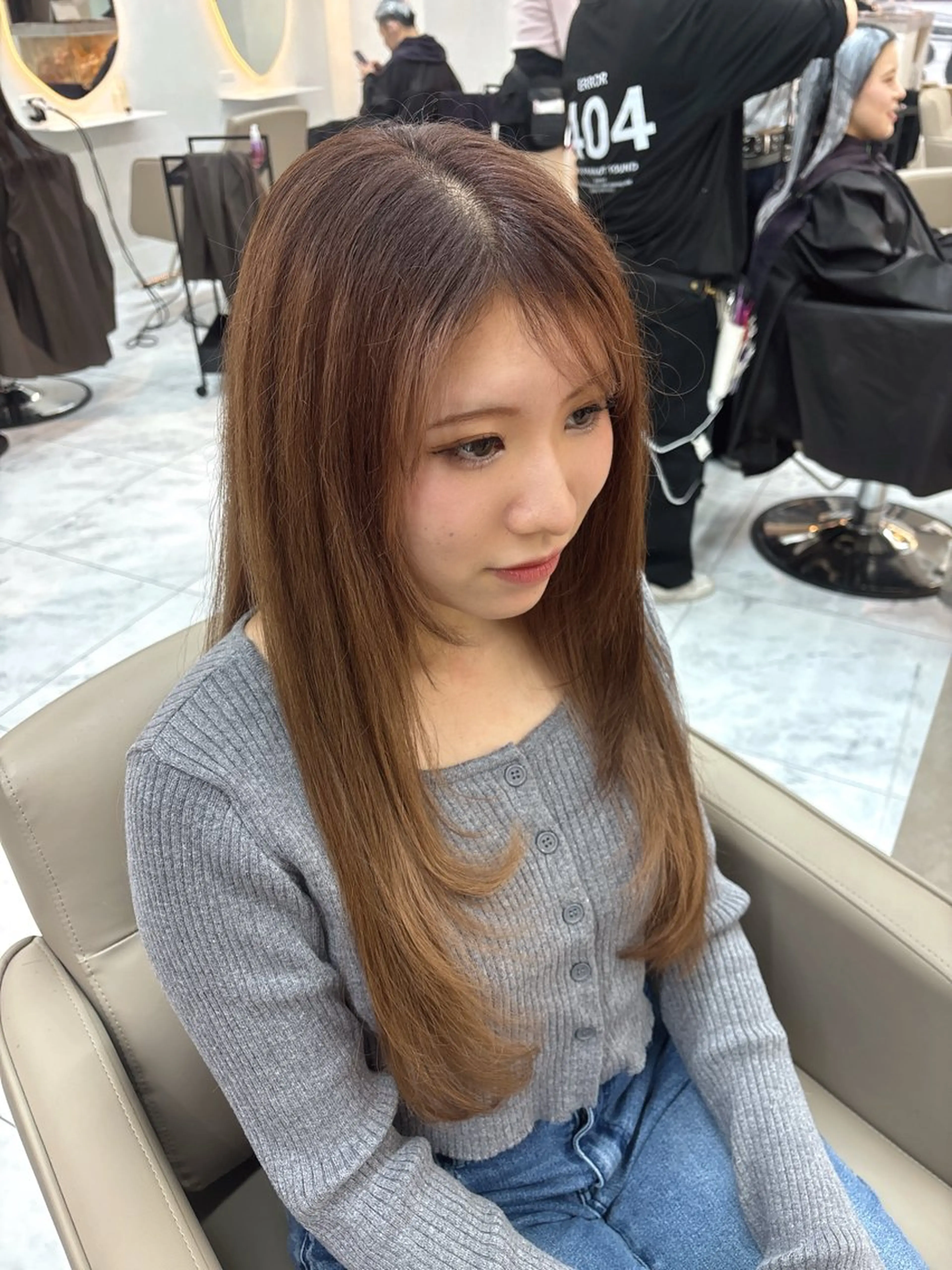 ロング himari/縮毛 矯正/熊谷のヘアスタイル