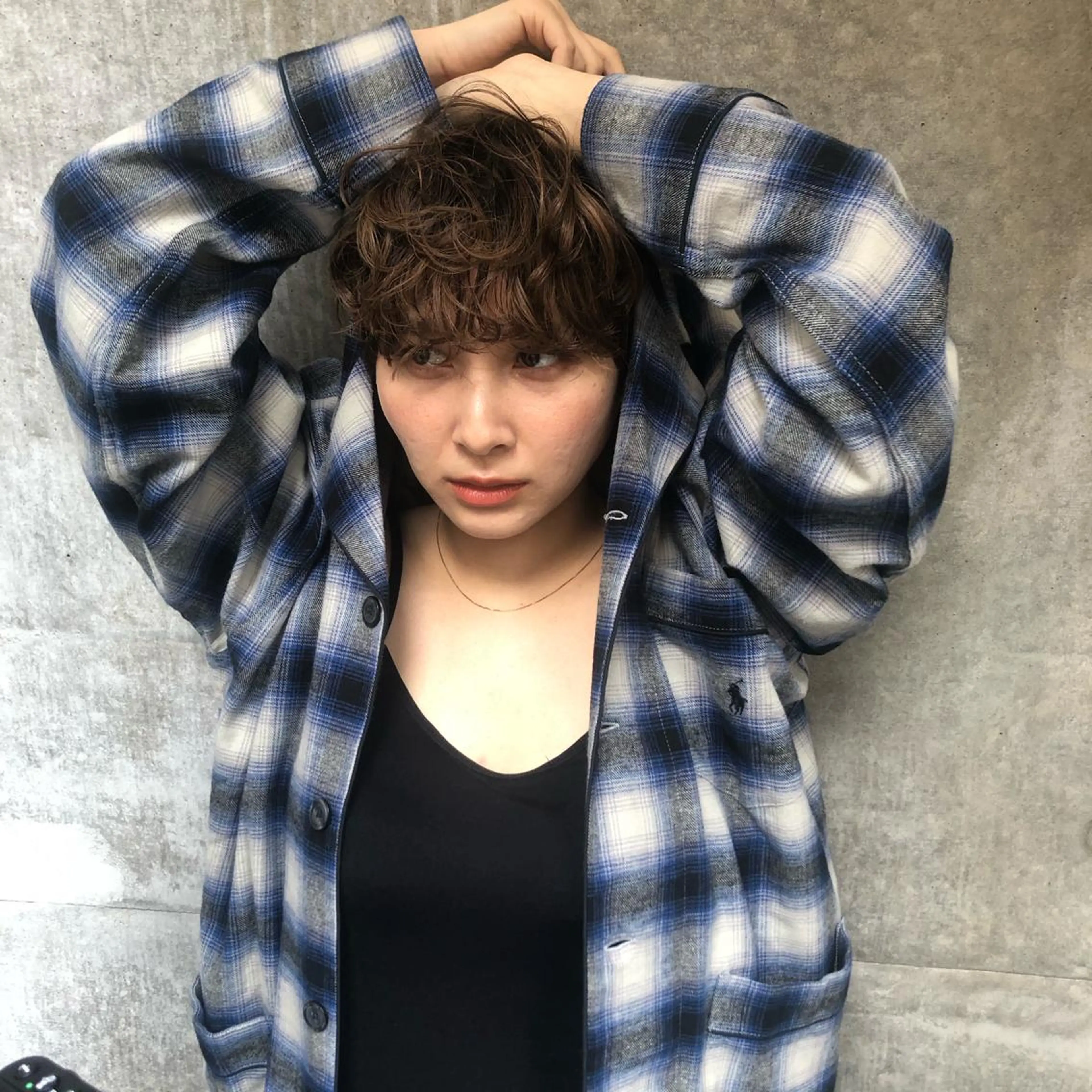 ミディアム メンズ特化美容師 ハスイルイのヘアスタイル