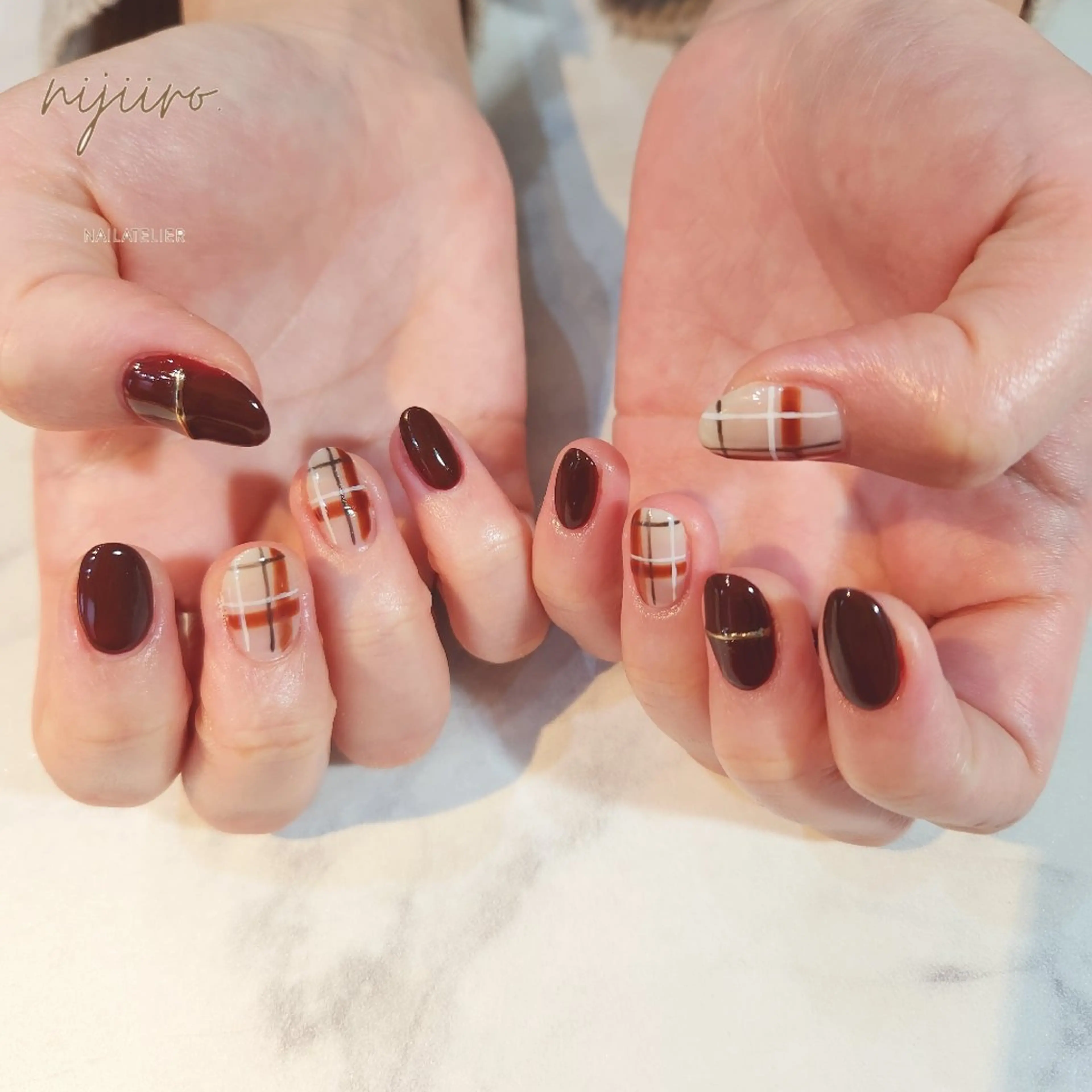 ネイル ハンドネイル nailatelier nijiiro.所属・nijiiro🌈 サトウのネイルデザイン