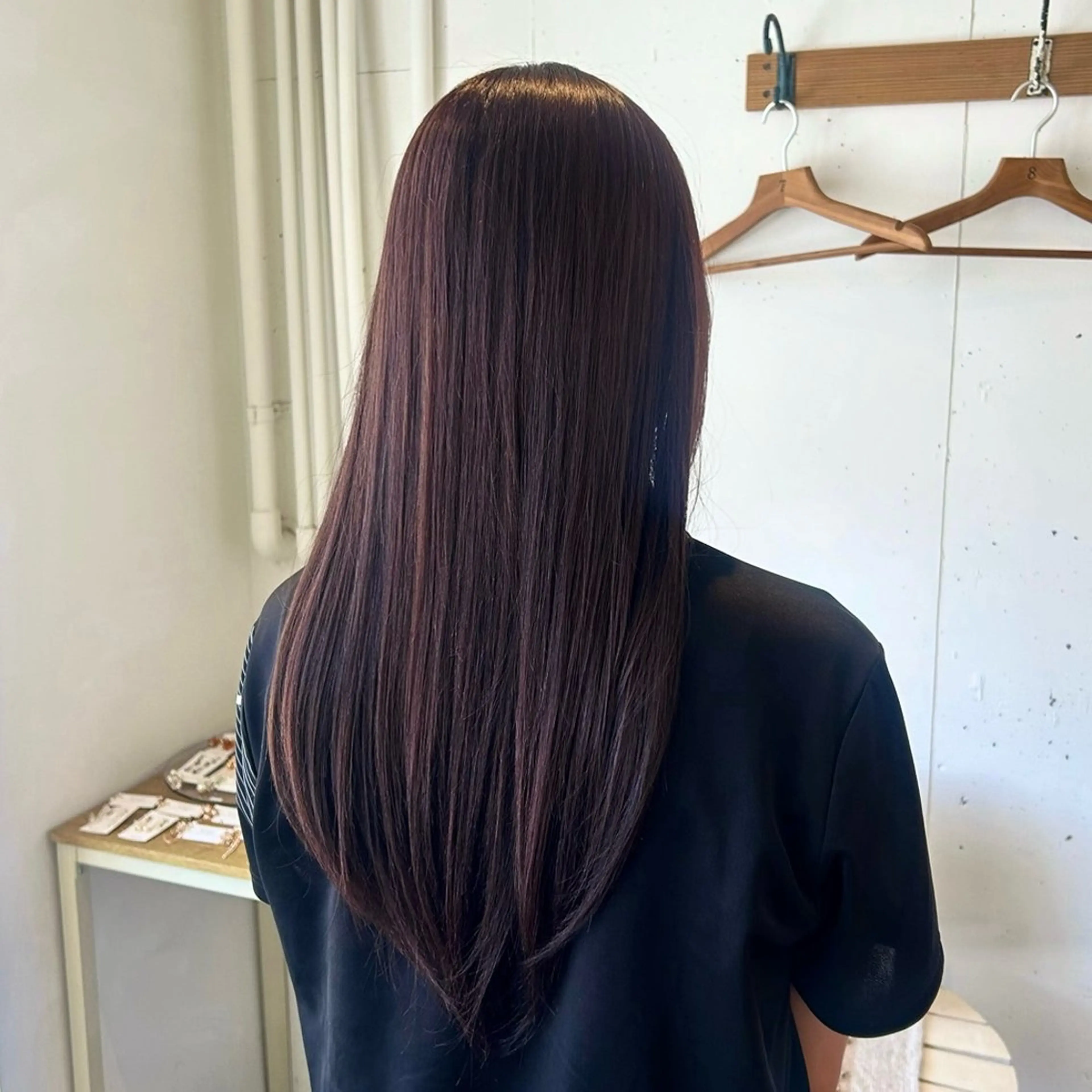 ロング カラー タシロ サラ🌿のヘアスタイル