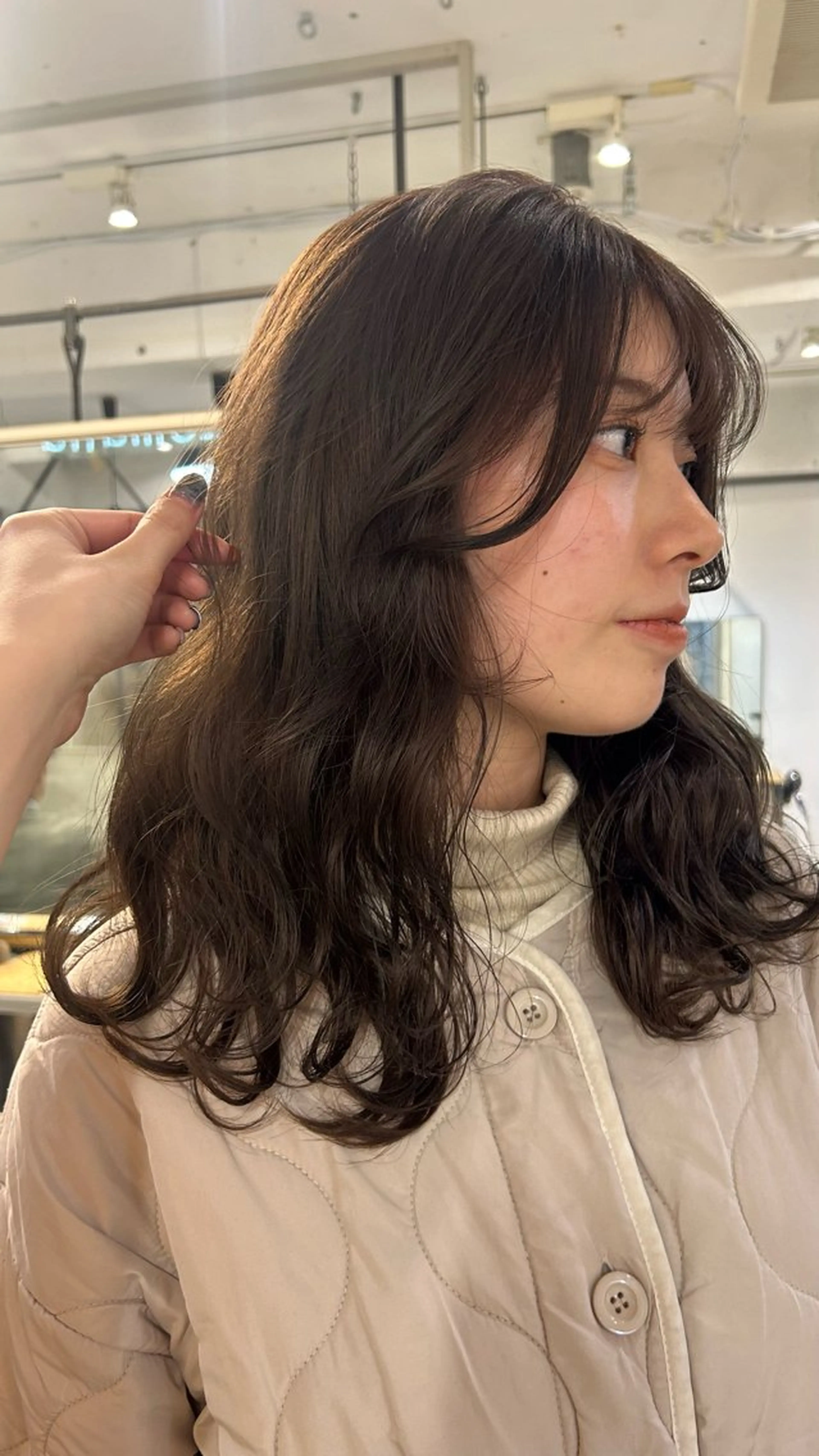 ミディアム カラー ヘアカラー じゅわっと暖色カラー 🍊Moemiのヘアスタイル