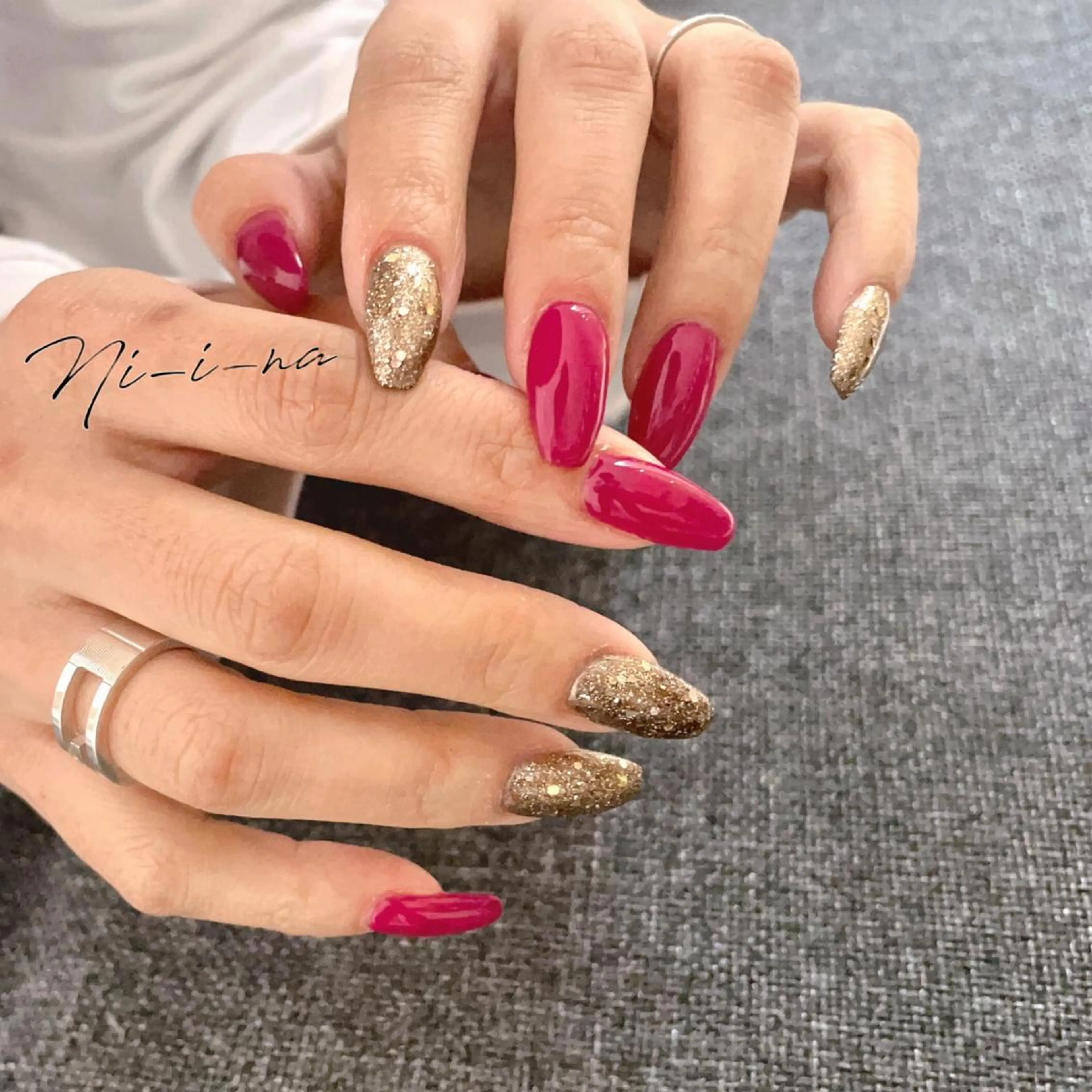 ネイル ハンドネイル nail salon Ni-i-naのネイルデザイン