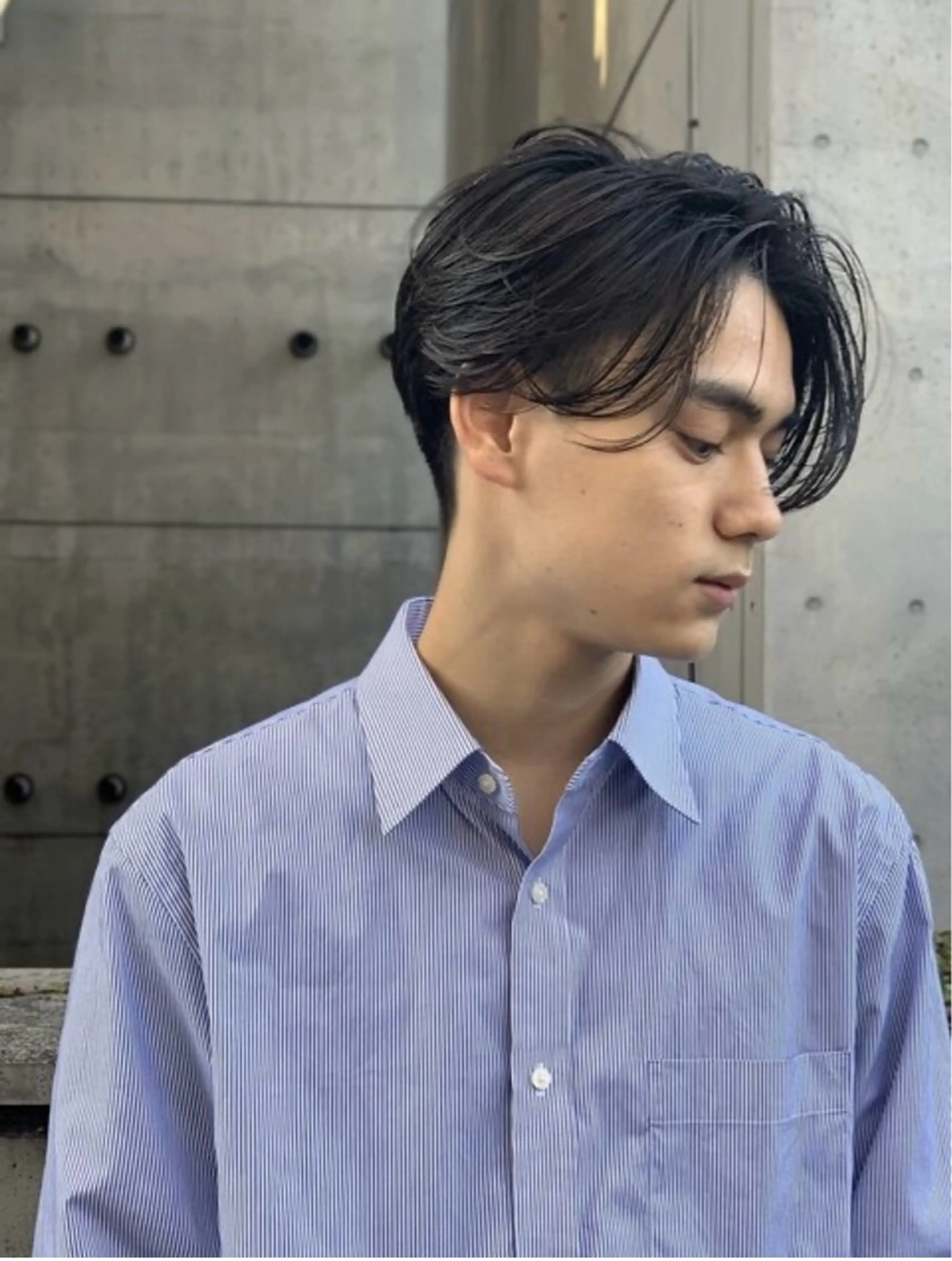 パーマ at'Lav by belle所属・🕊️あやか ロングカット/メンズのヘアスタイル