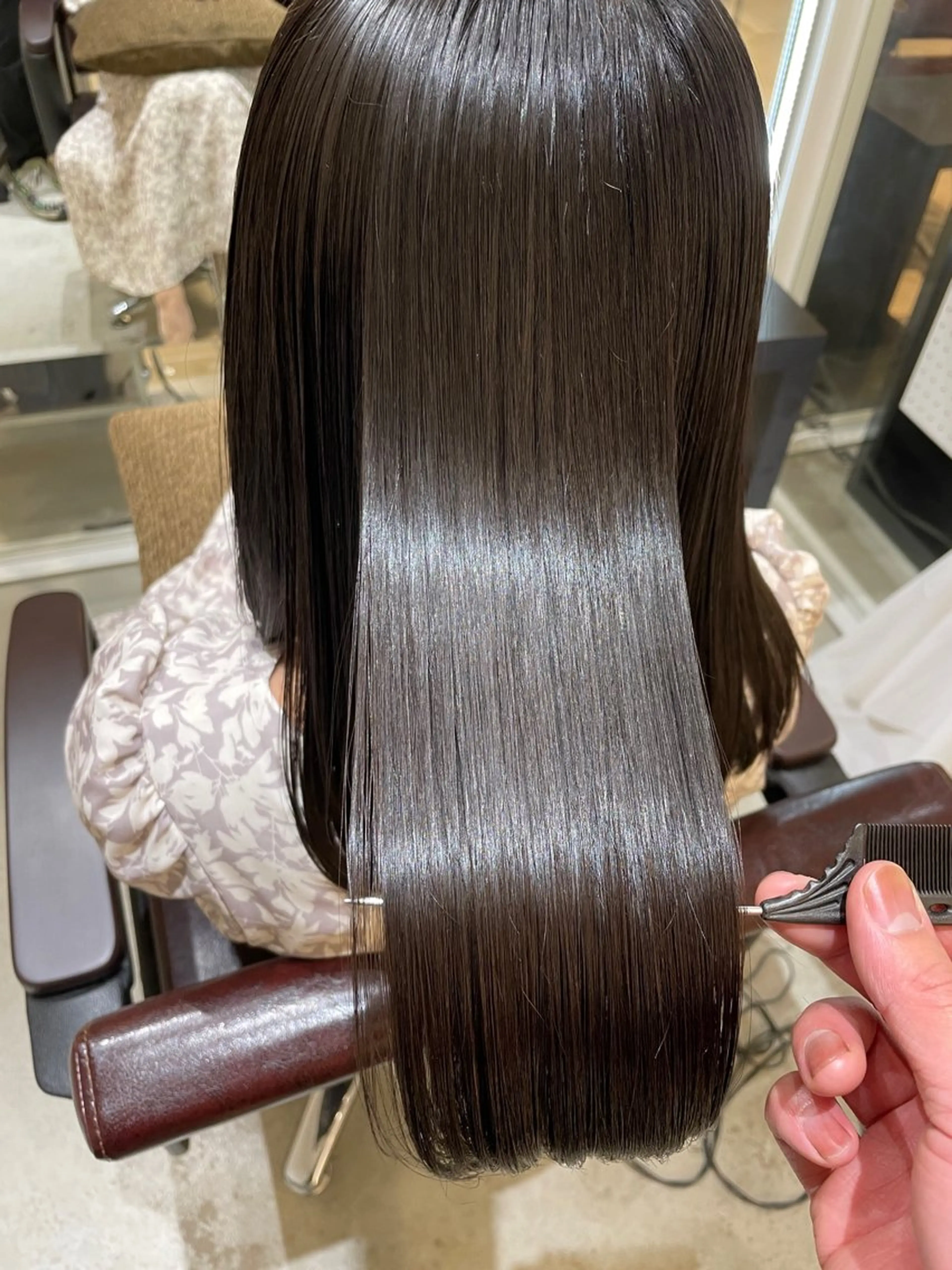 ロング HAUS eins所属・美髪矯正/髪質改善 /銀座/宮本　優太のヘアスタイル