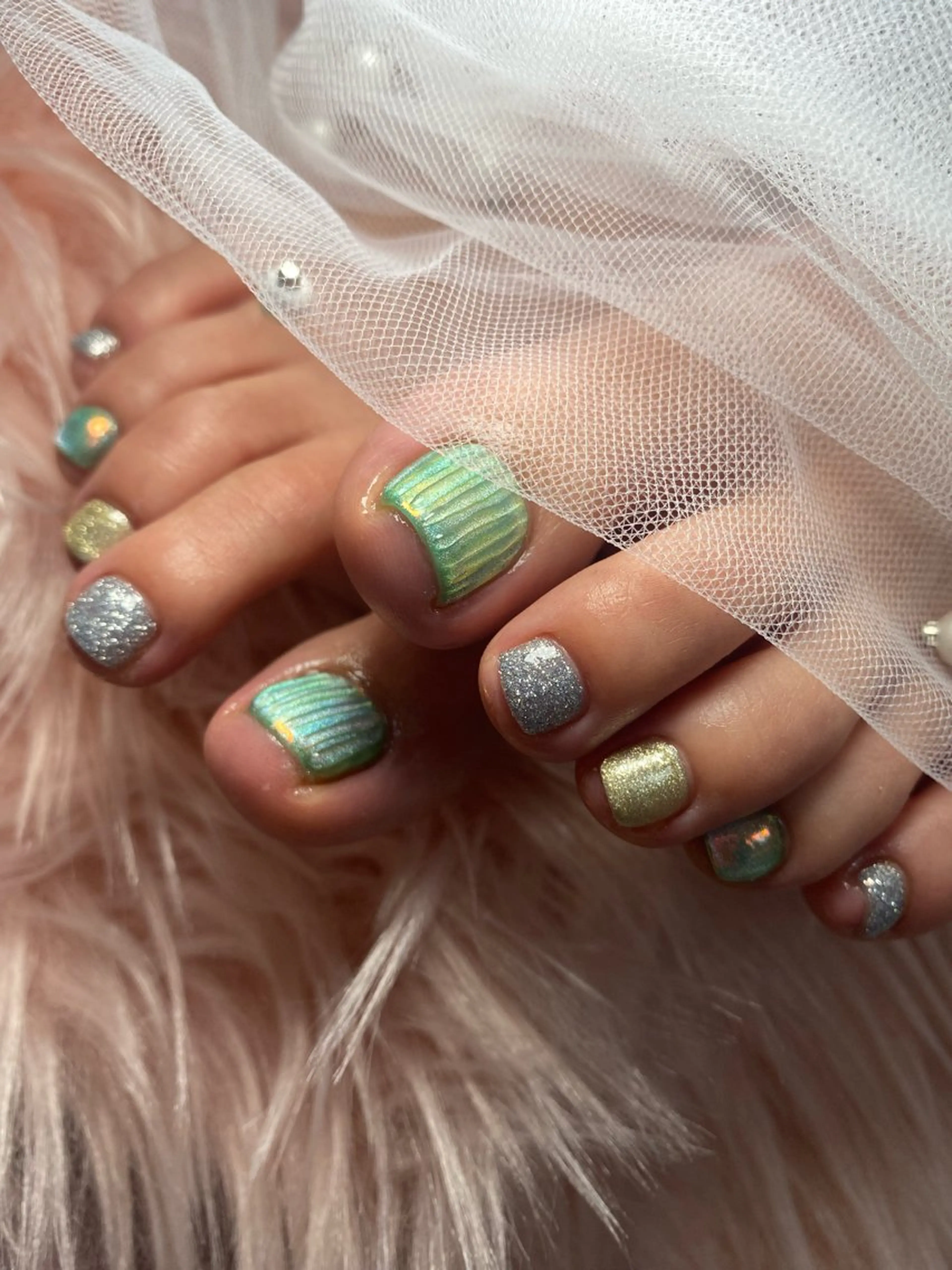 ネイル フットネイル mille feuilleのネイルデザイン