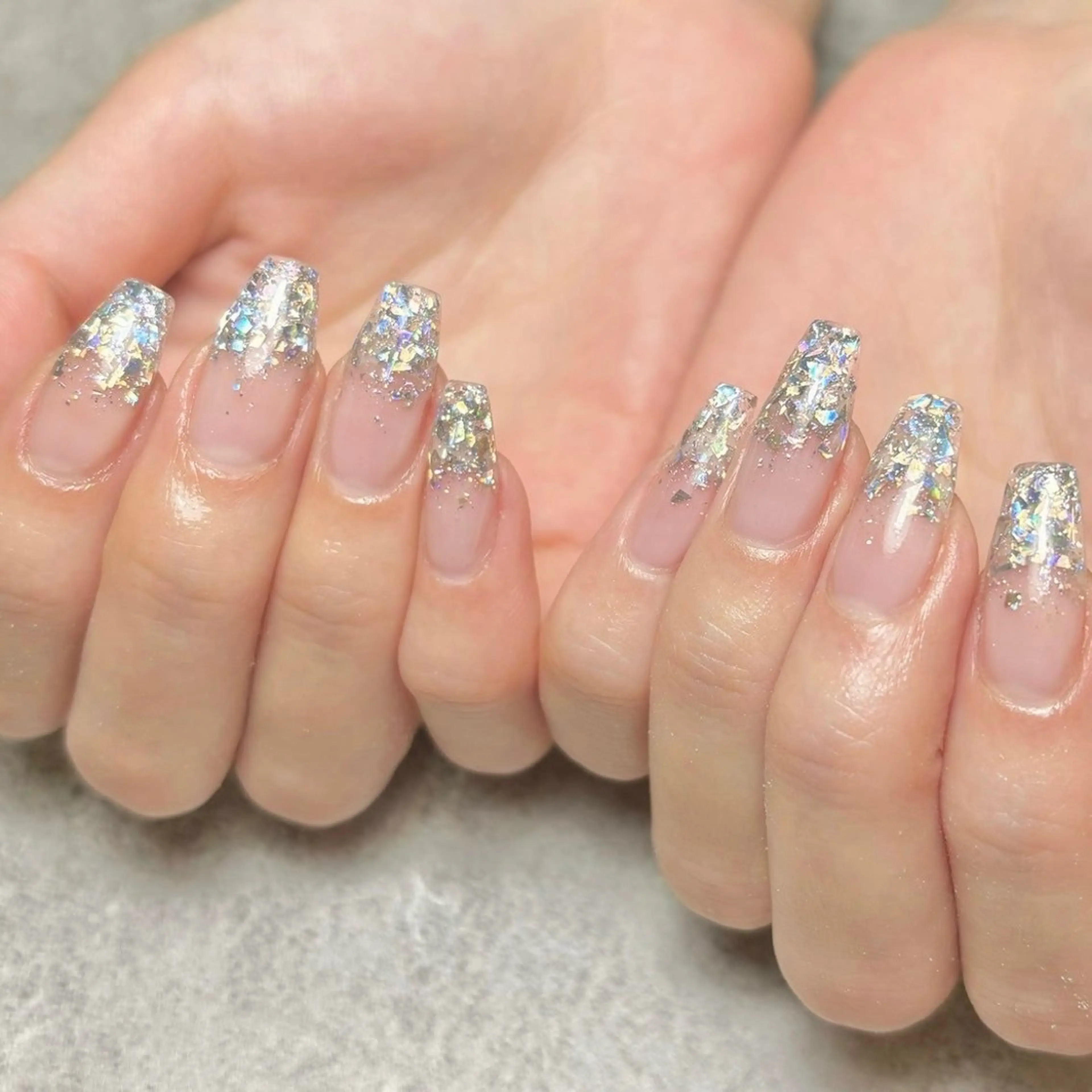 ネイル ラメ(グリッター) ラメグラデーション charmant rionのネイルデザイン