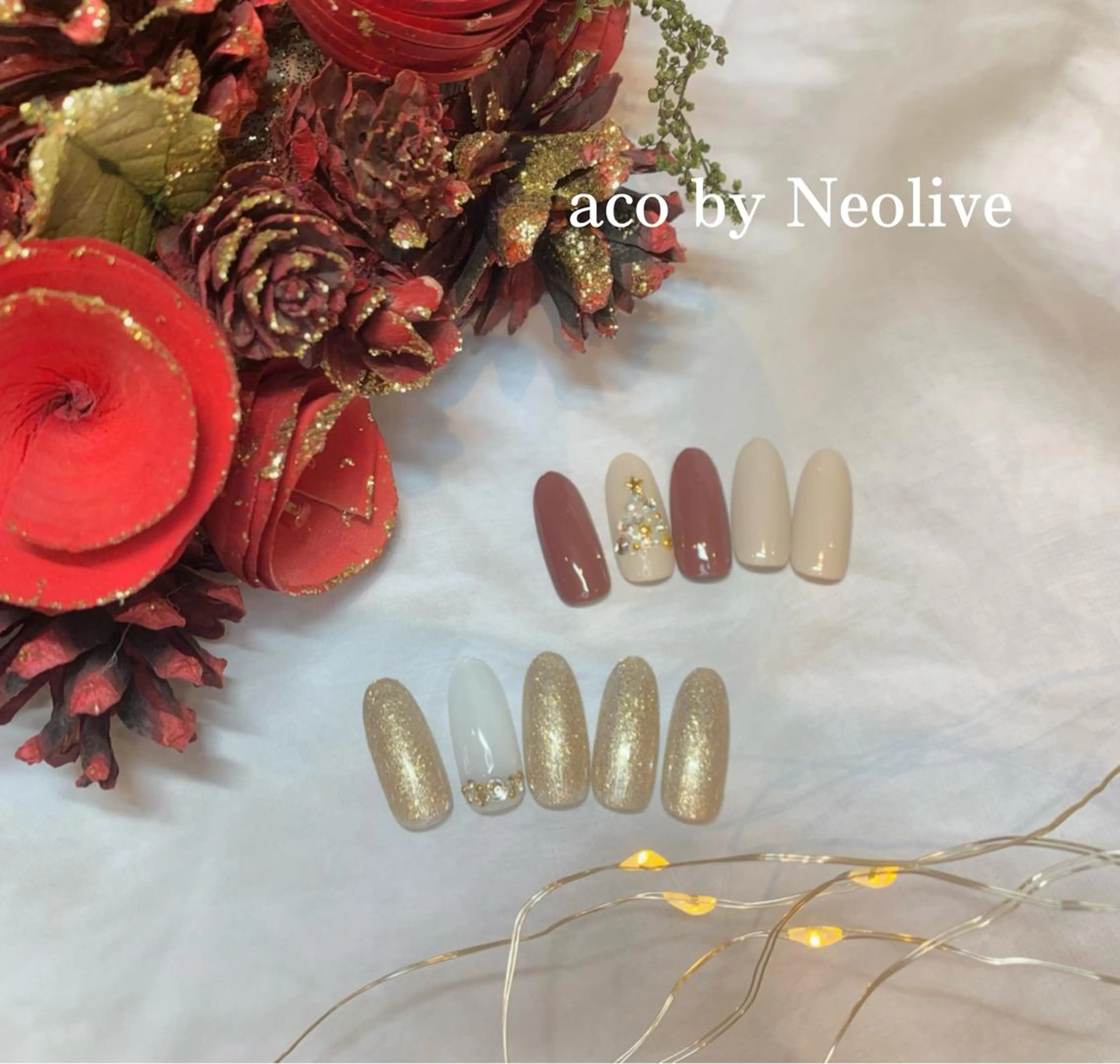 ネイル 冬ネイル クリスマス ハンドネイル nailist🍒 ヤマザキのネイルデザイン