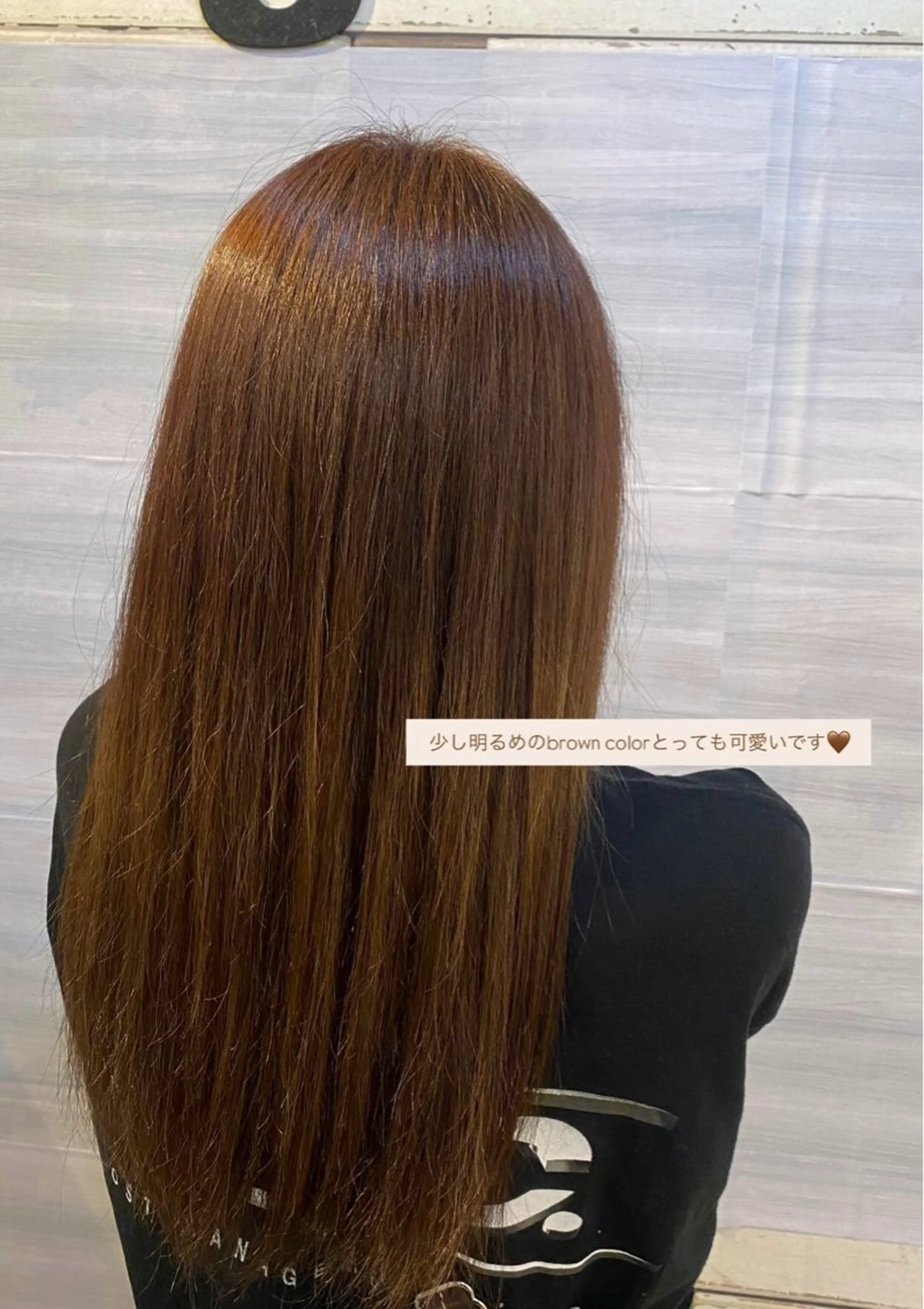 ロング カラー 松尾 渚のヘアスタイル