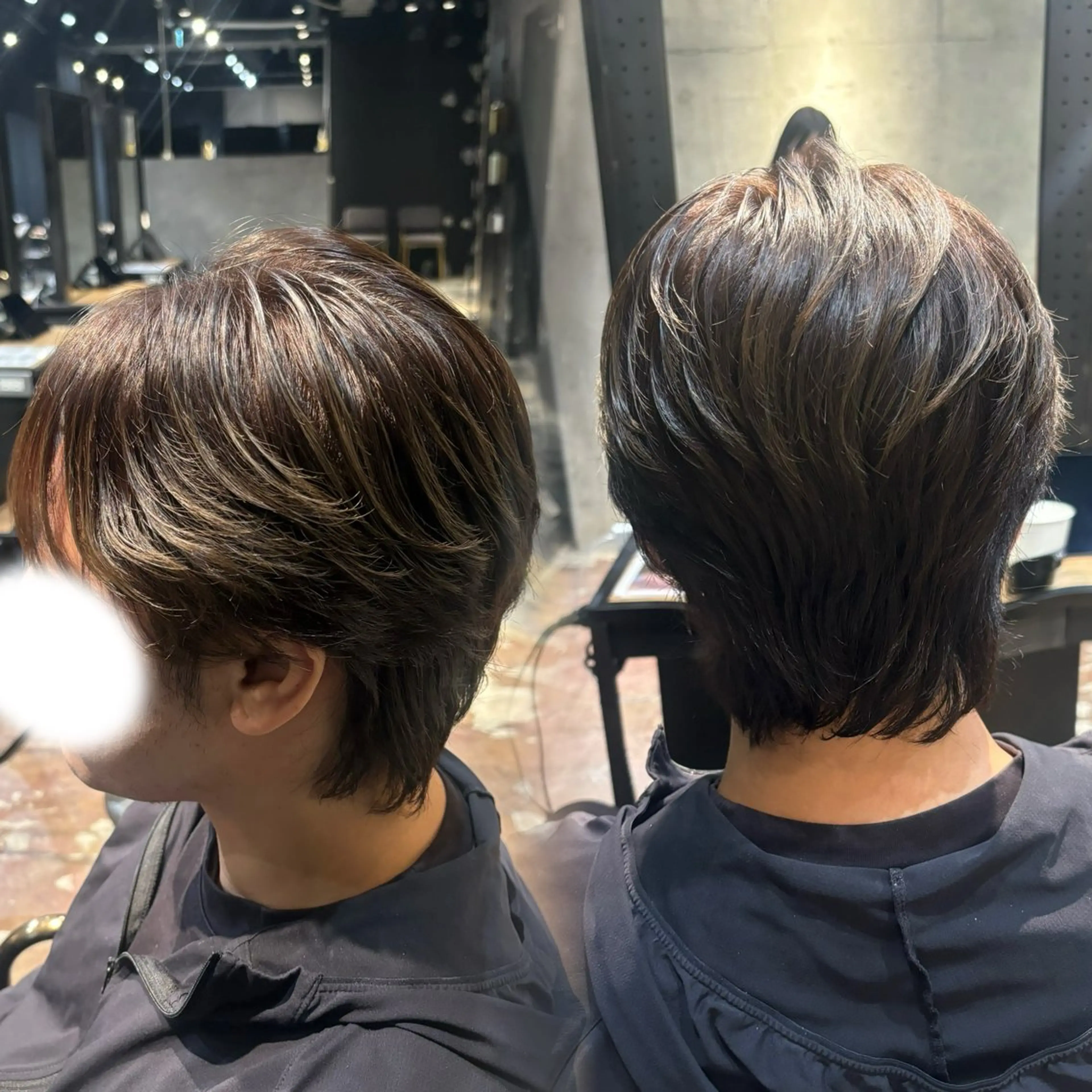 メンズ メンズウルフカット ウルフカット カット ヘアカラー パーマ/ボブ/ ショート/まな⭐️のヘアスタイル