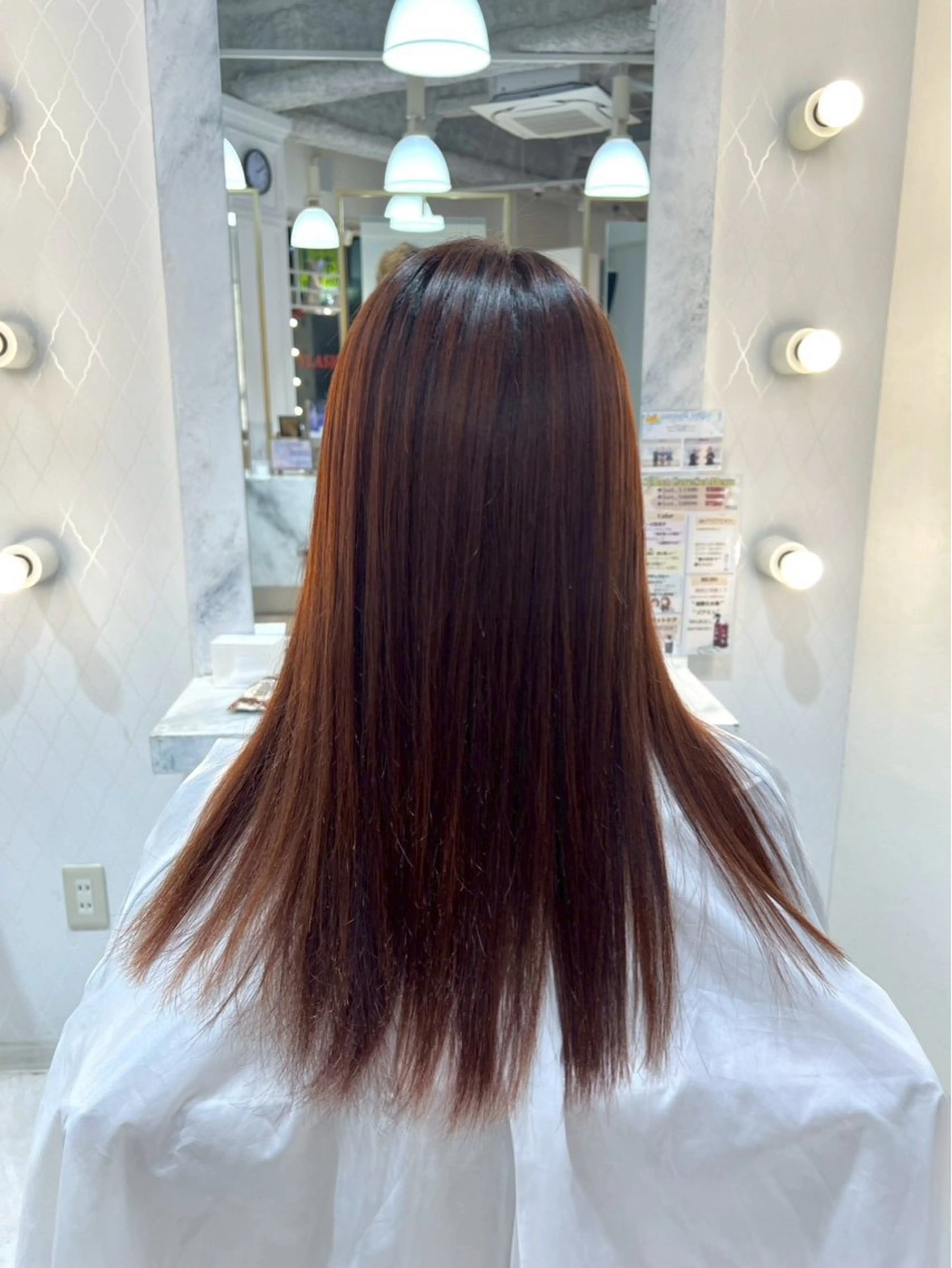 ロング カラー ヘアカラー 新庄 雪乃のヘアスタイル