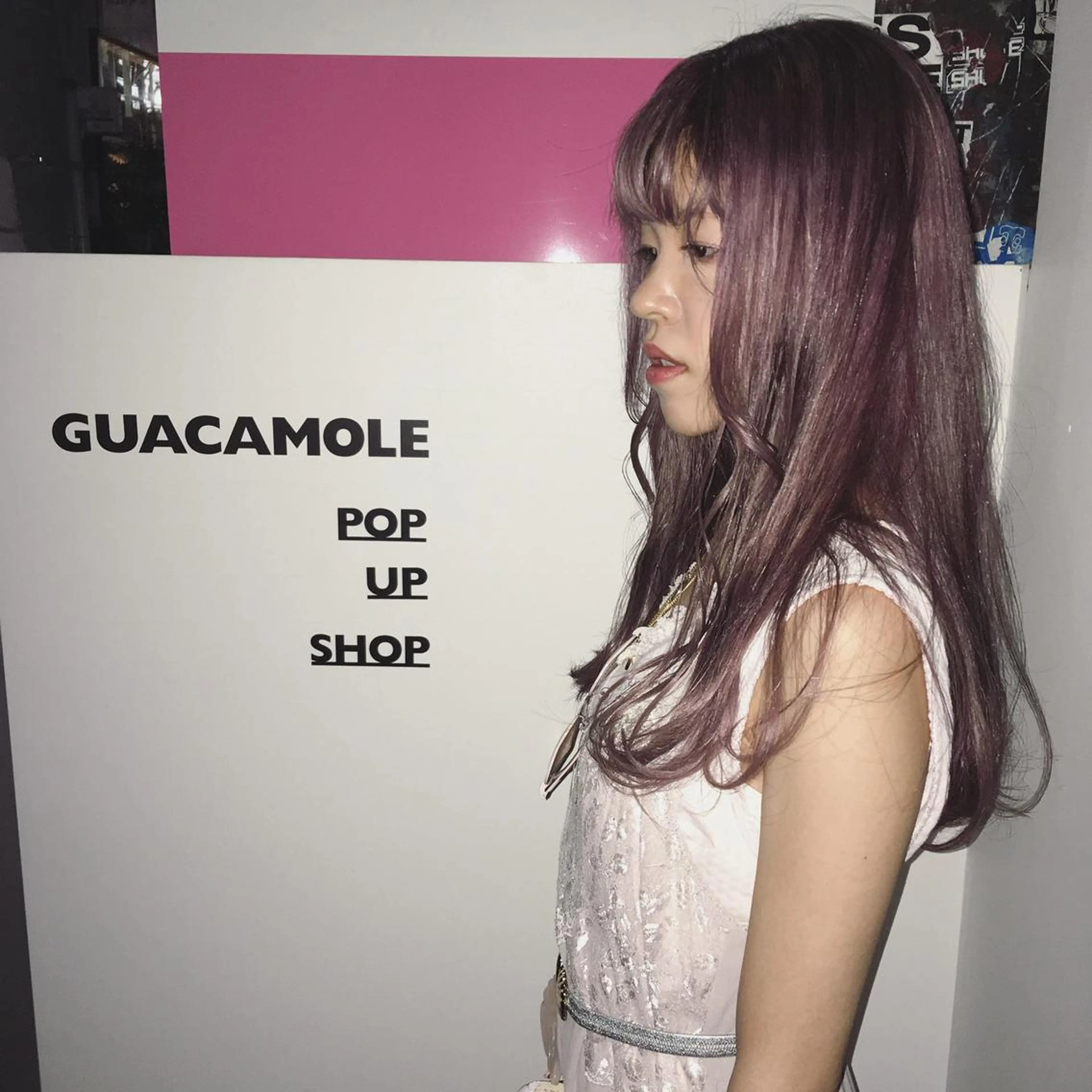 ロング カラー ピンクベージュ/新潟 万代/高橋桃葉🍑のヘアスタイル