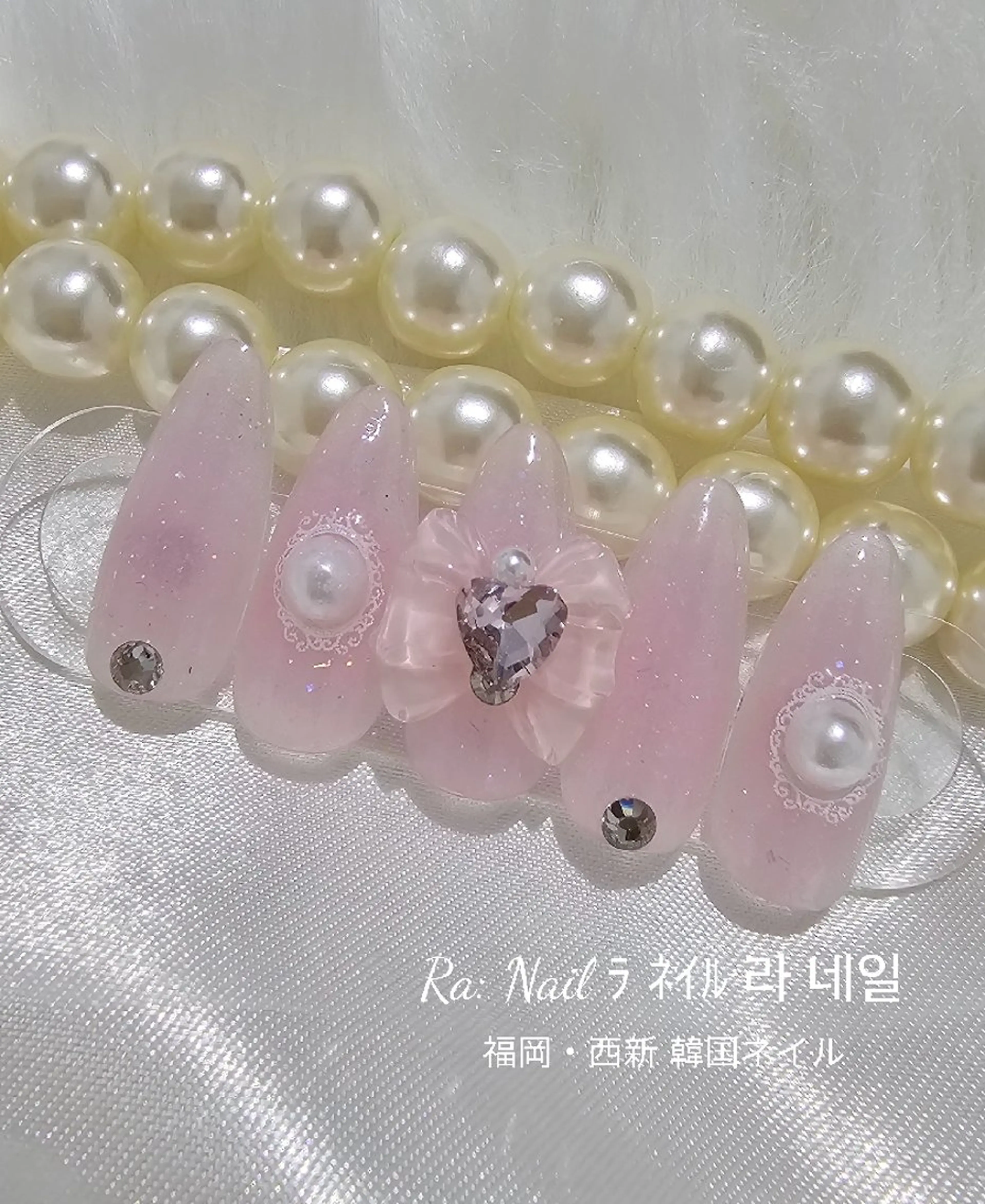 ネイル ジェルネイル 韓国ネイル スカルプネイル Ra: Nail所属・Ra: nail    西新 韓国ネイルのネイルデザイン