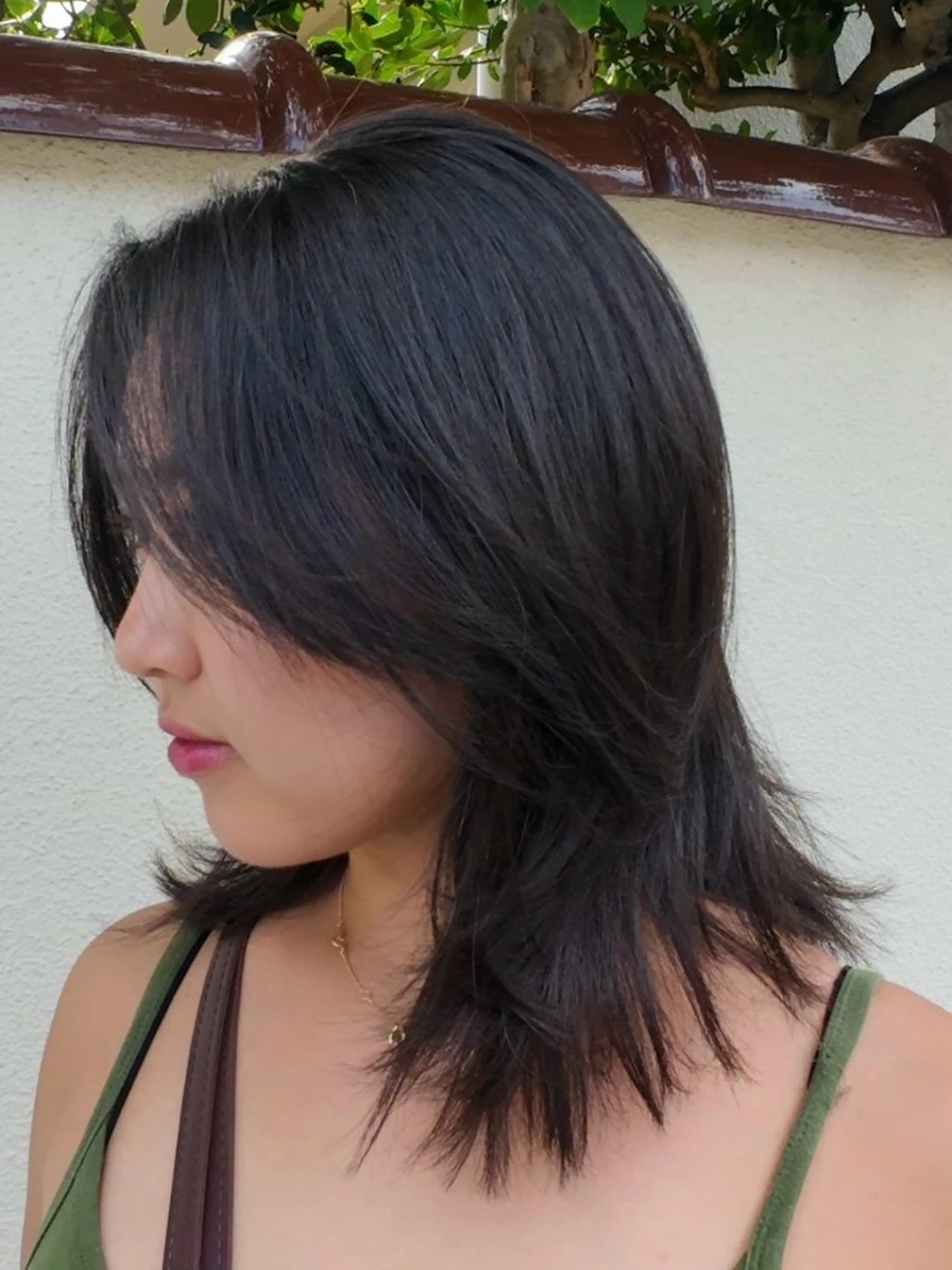 ミディアム カラー レイヤーボブ/ 艶カラー/サナ🌼のヘアスタイル