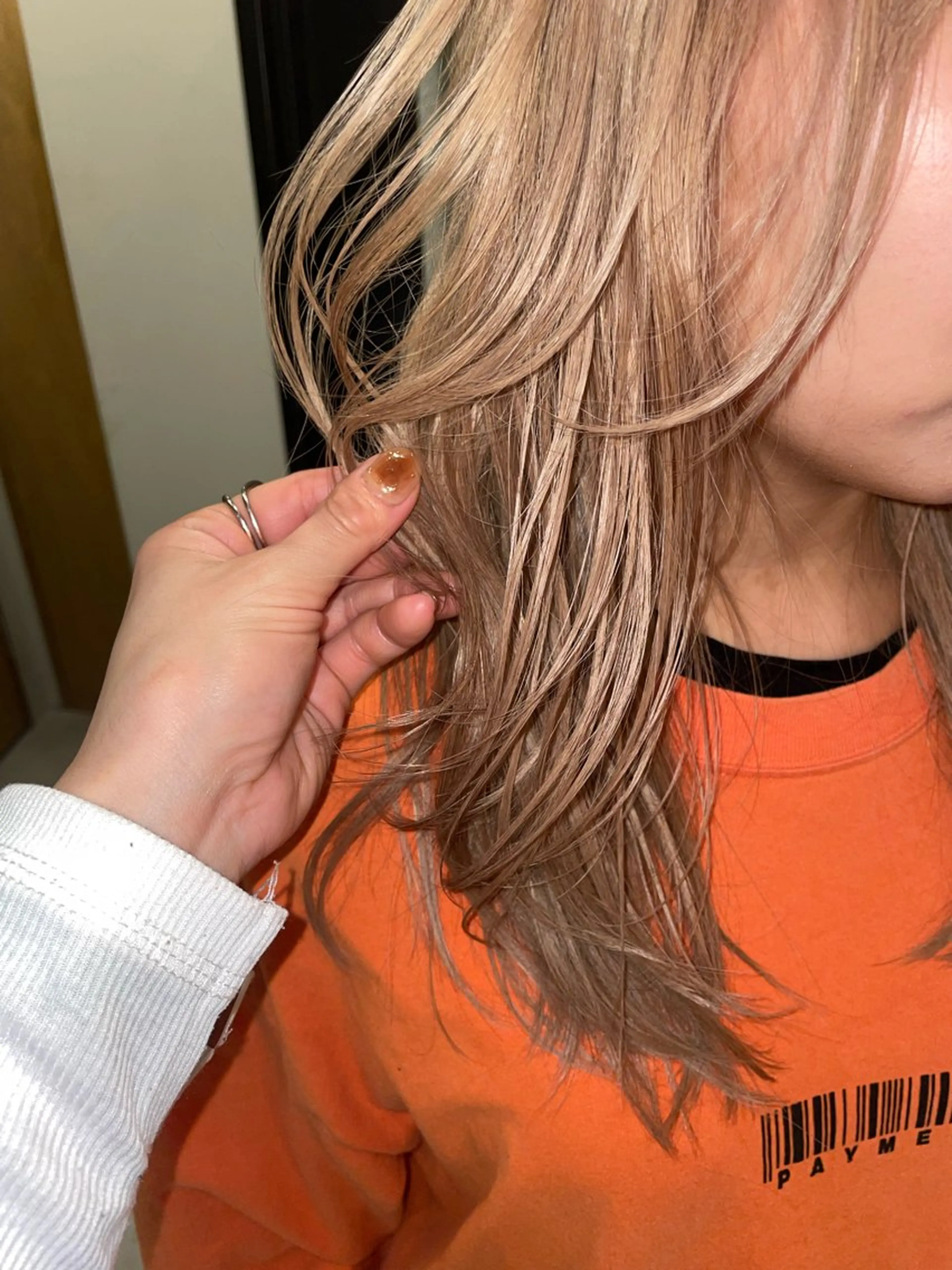 ミディアム カラー ベージュカラー ミルクティーベージュ ボブ/艶カラー 鎌倉/MIHO🌼のヘアスタイル