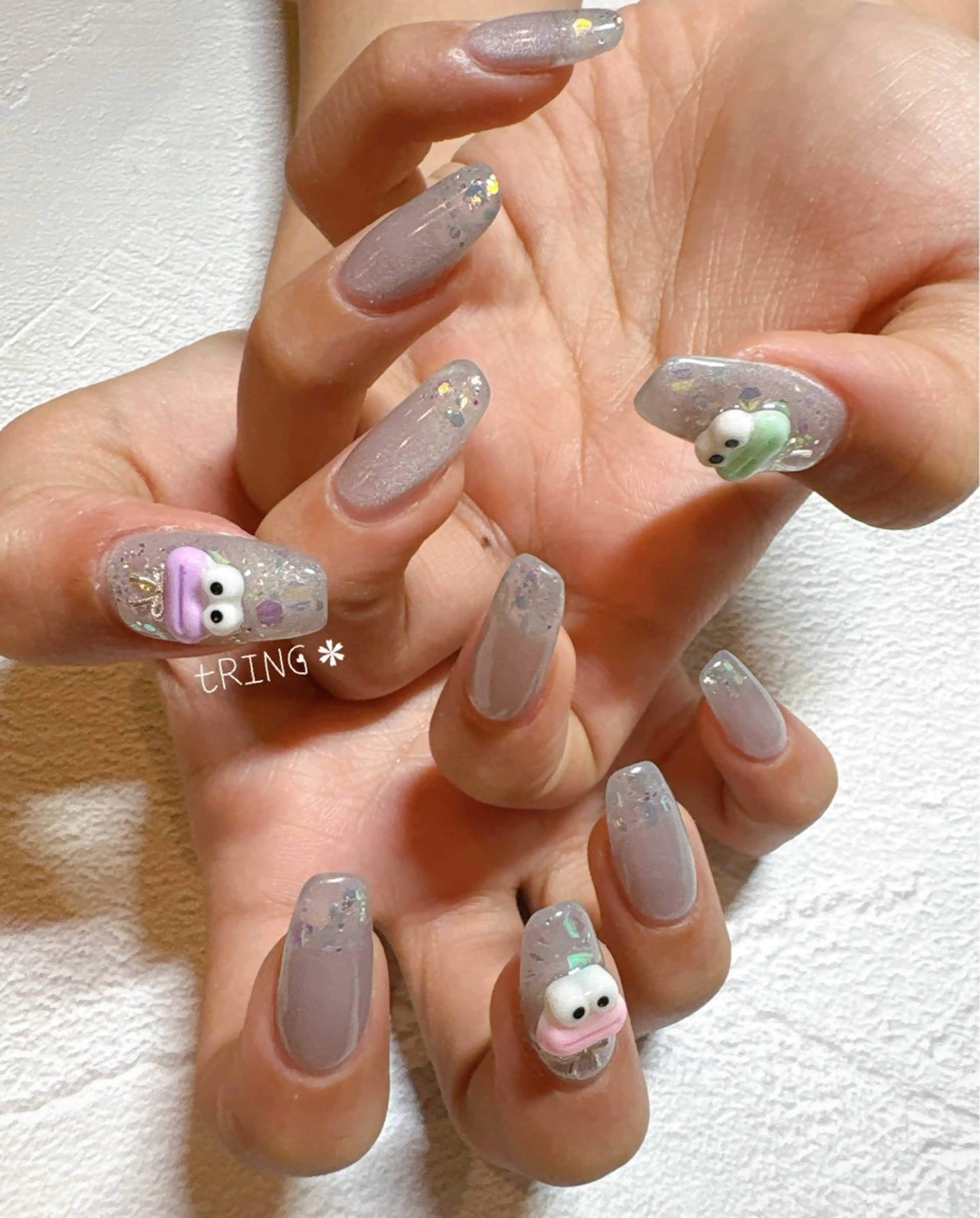 ネイル ハンドネイル tRING* しいの木台のネイルデザイン