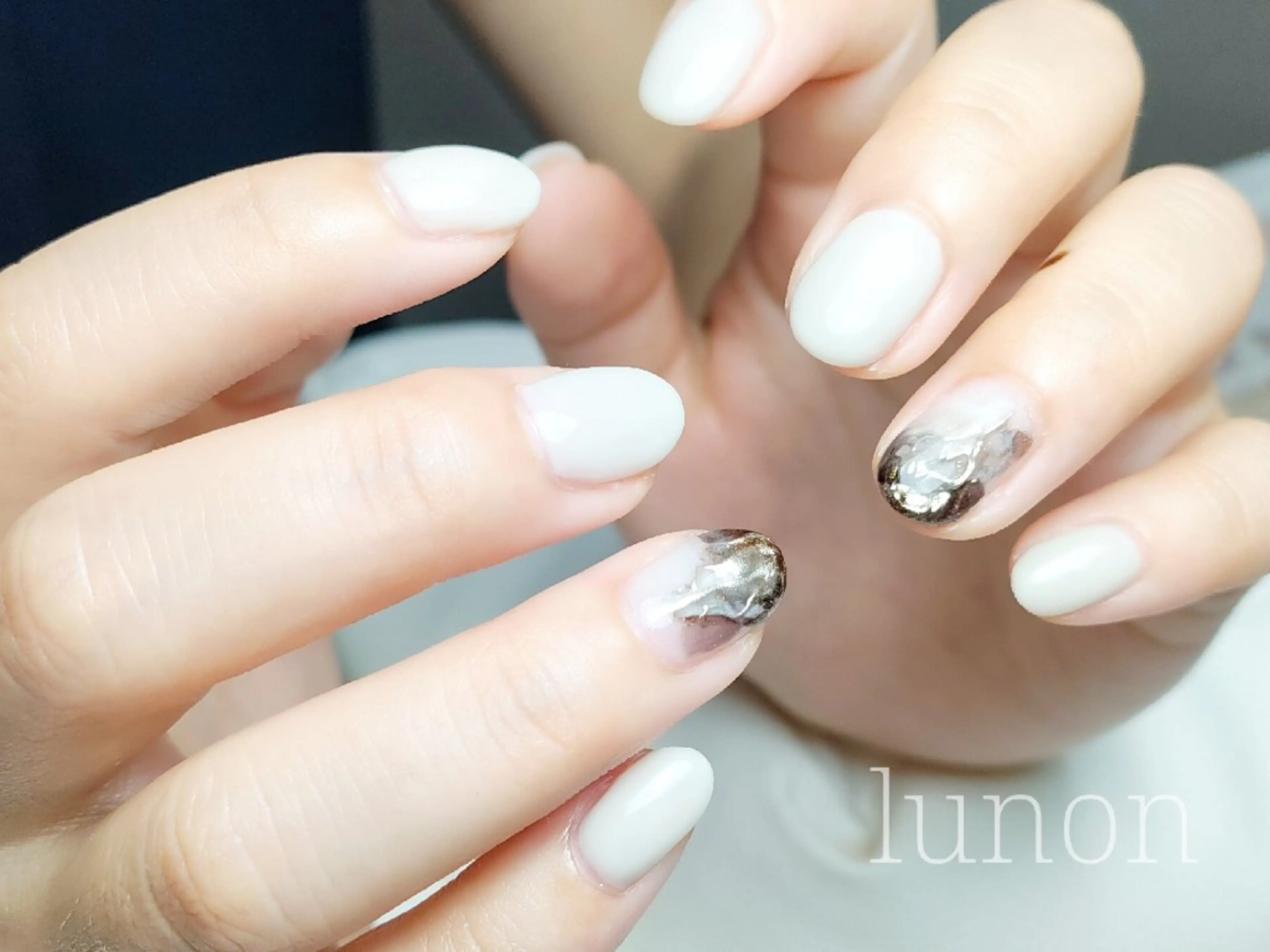 ネイル ニュアンスネイル シンプルネイル LUNON北浦和店 ルノンキタウラワテンのネイルデザイン