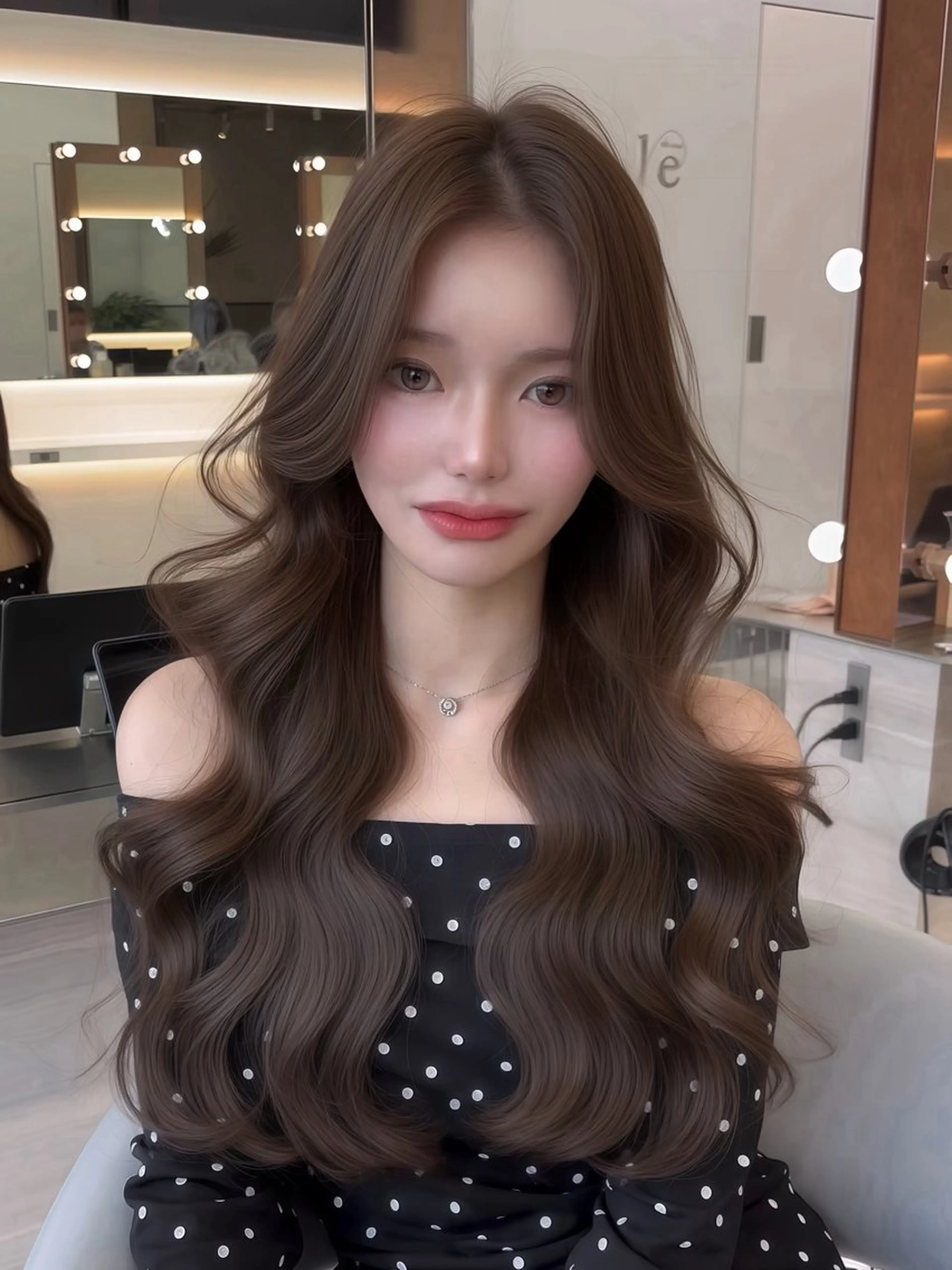 ロング カラー ヘアアレンジ ベージュカラー ブリーチ 透明感カラー ブリーチなしカラー 髪質改善 【博多髪質改善】 吉村 清志のヘアスタイル