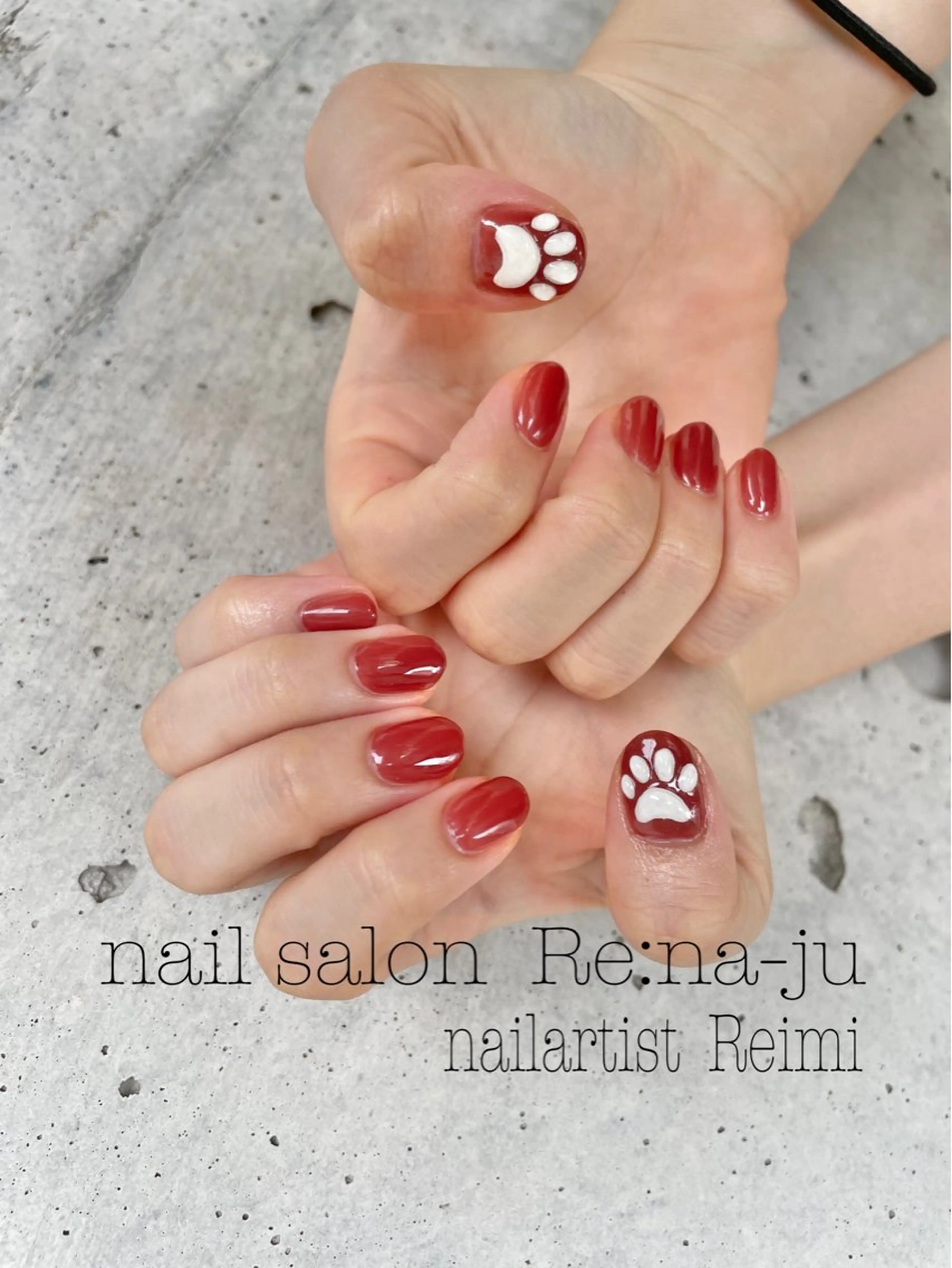 ネイル 持ち込み Rena-ju キャサディのネイルデザイン