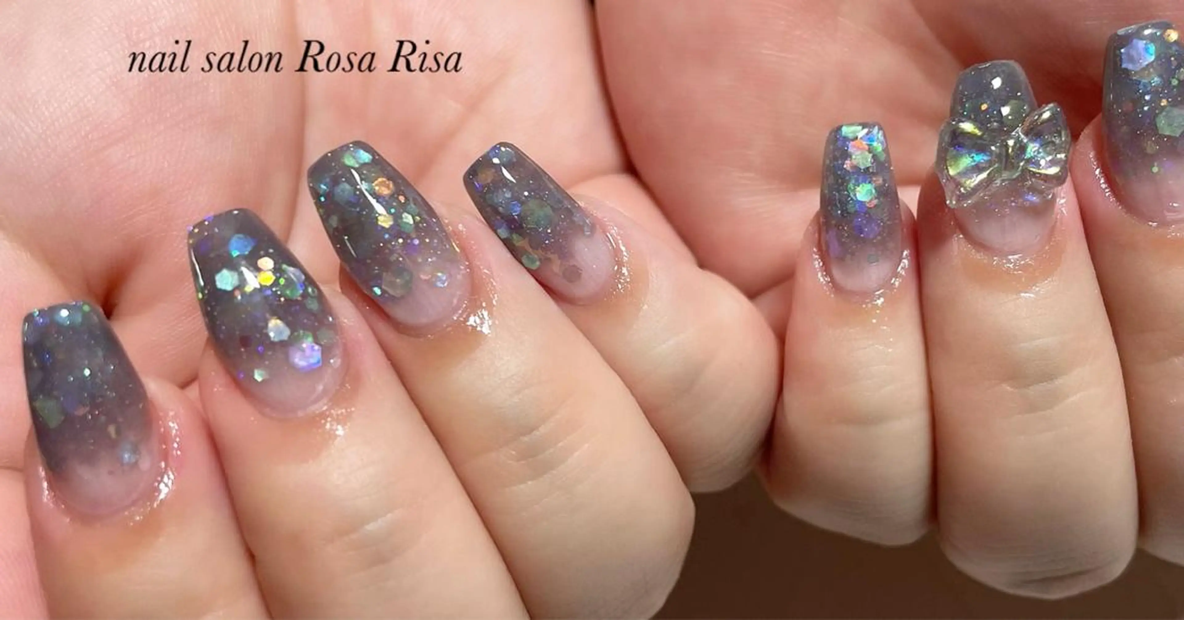 セミロング ネイル ハンドネイル ネイルスタジオ シェイクユアハンズのネイルデザイン