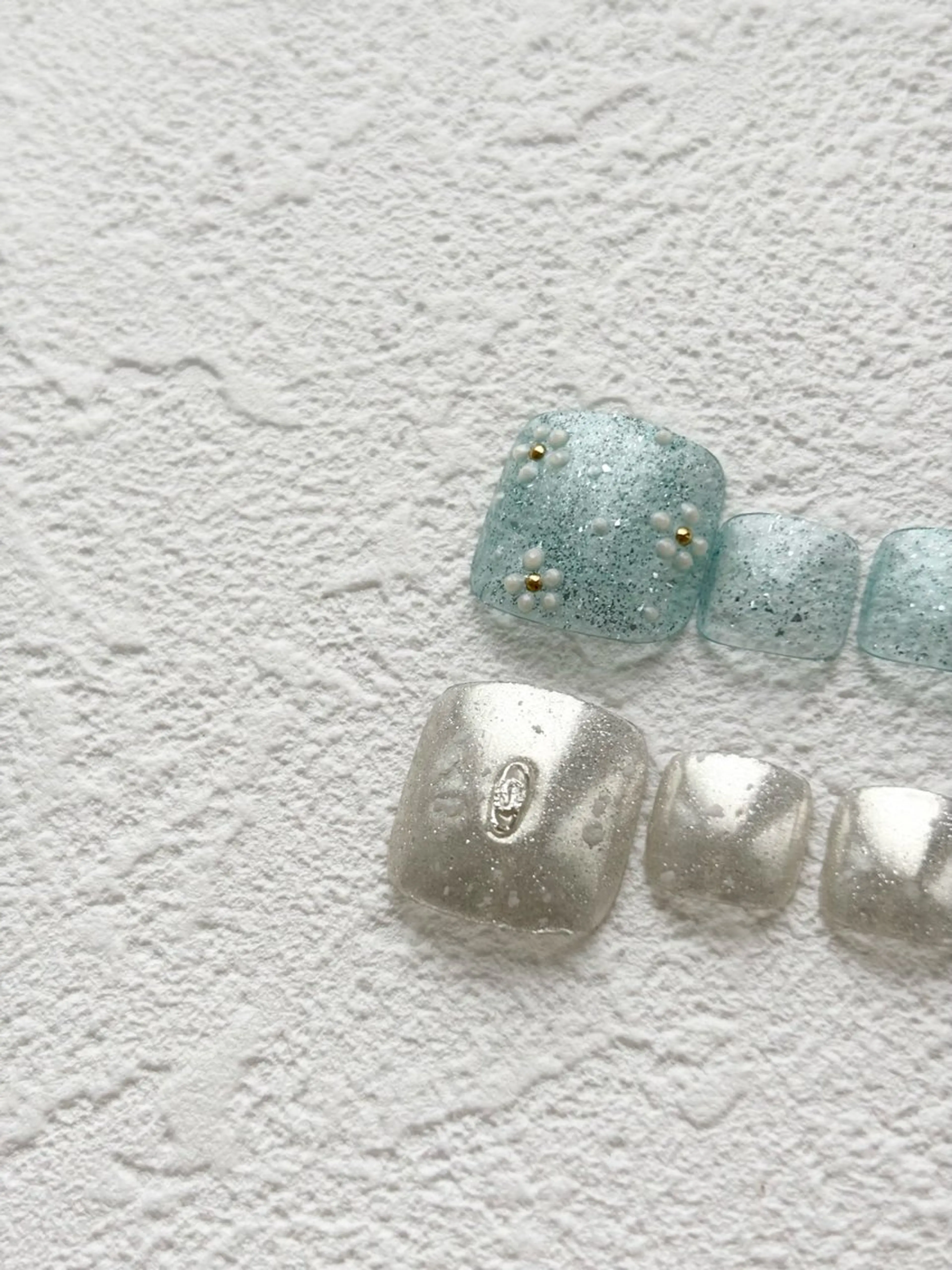 ネイル フットネイル Li'a Bloom所属・🦋🤍 madoka🤍のネイルデザイン