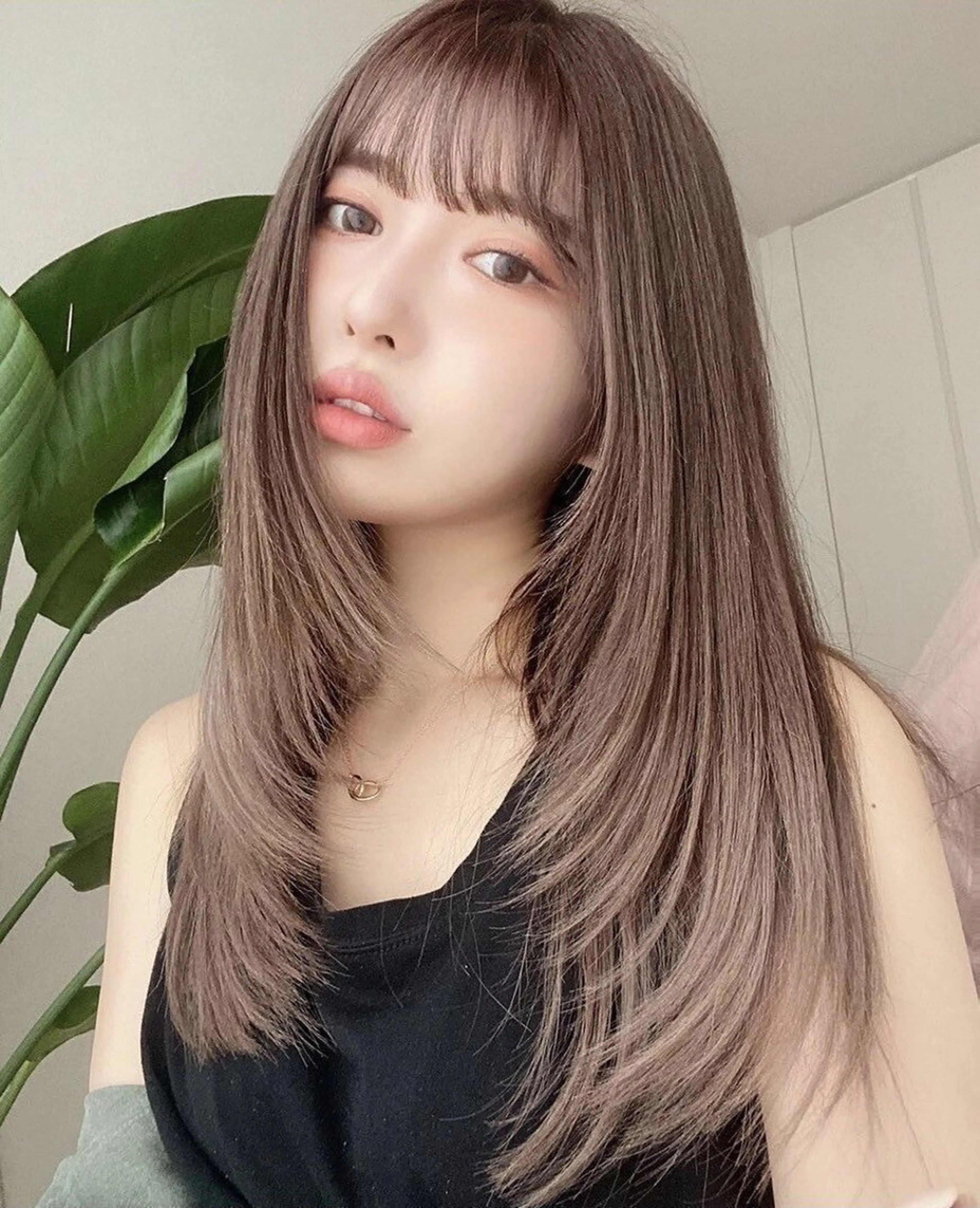 韓国風レイヤーカット➕カラー➕クイックトリートメントの写真