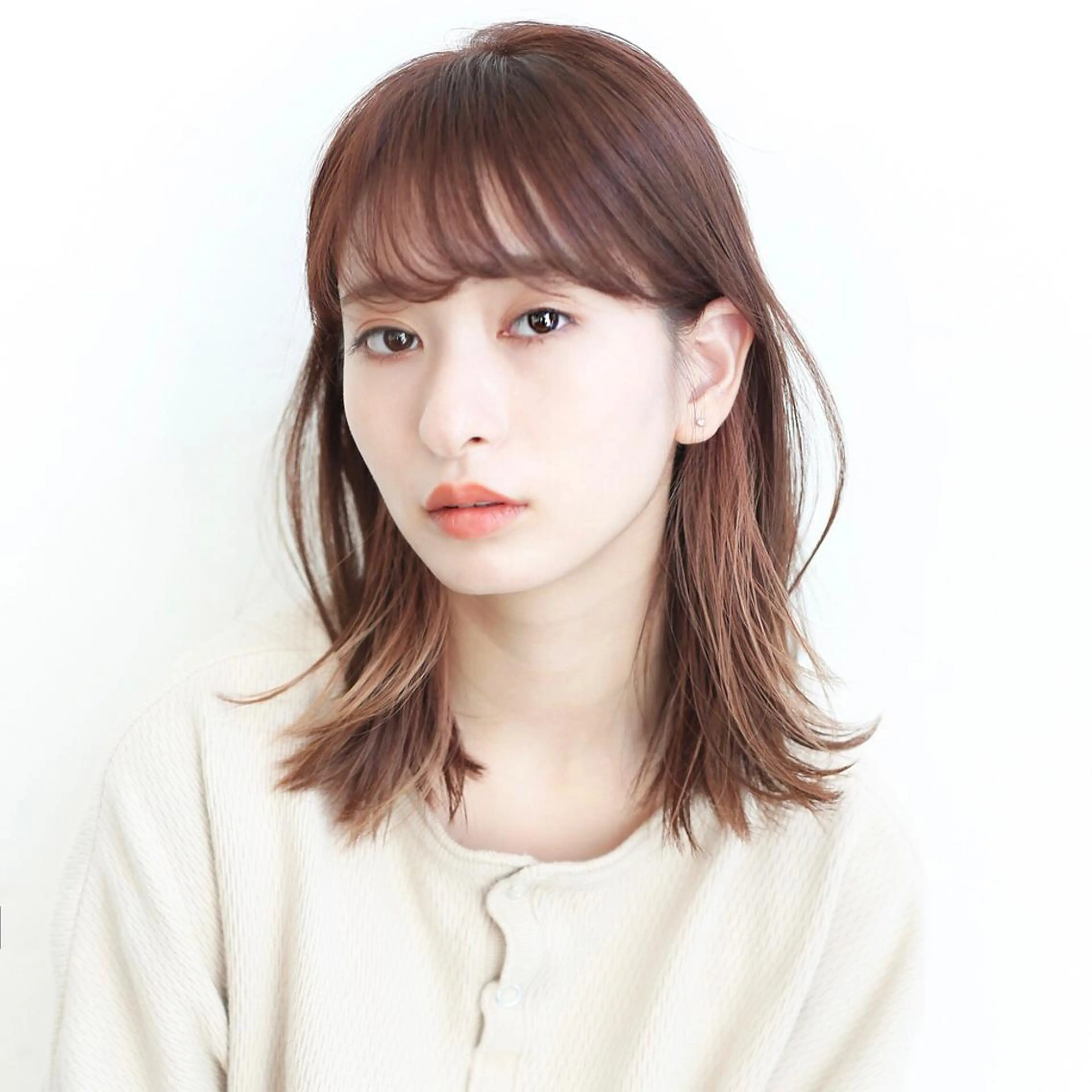 ミディアム カラー 兼平大地 inity心斎橋のヘアスタイル