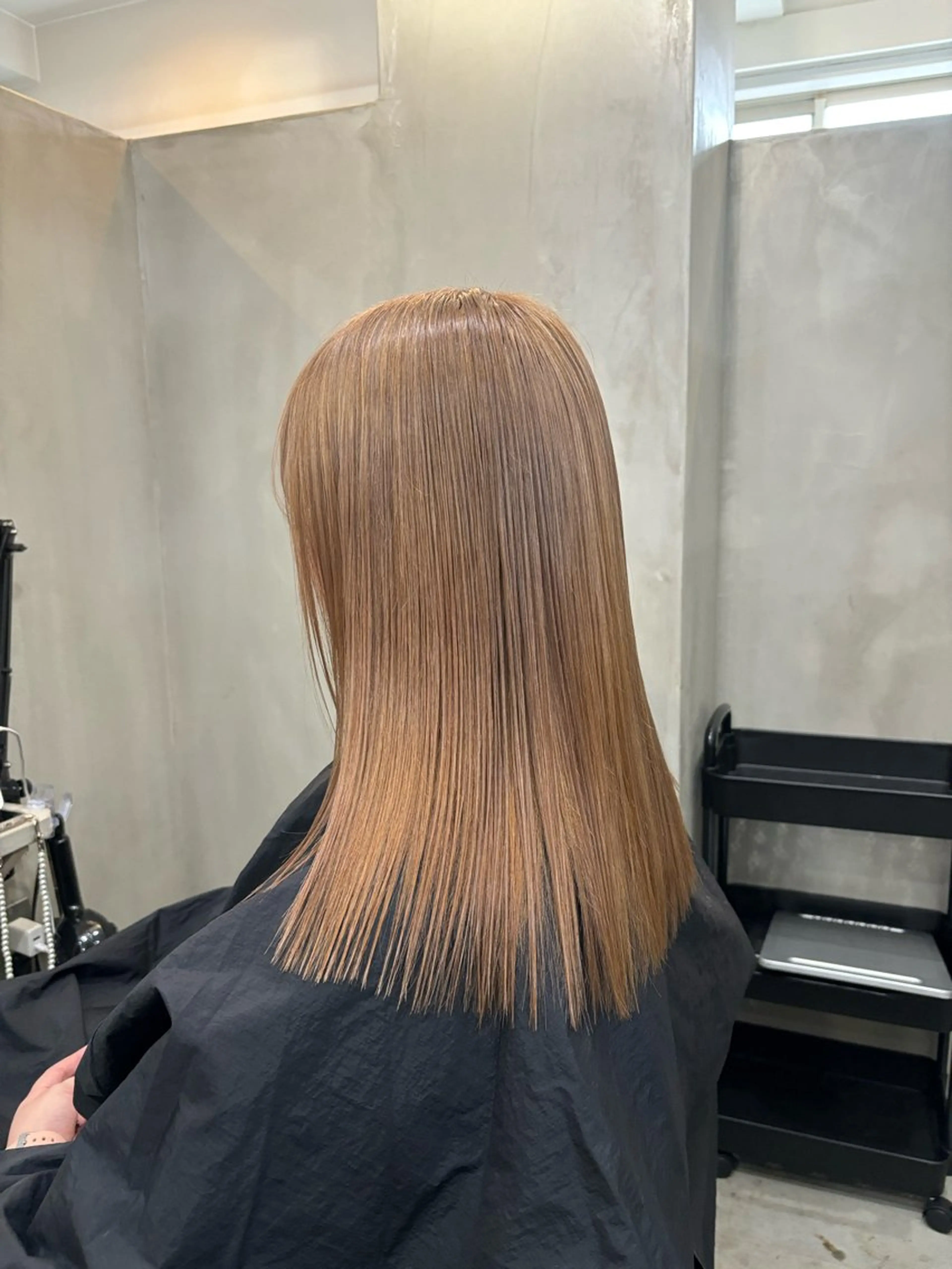 ミディアム カラー ベージュカラー ヘアカラー VOYAGE所属・中園 康のヘアスタイル