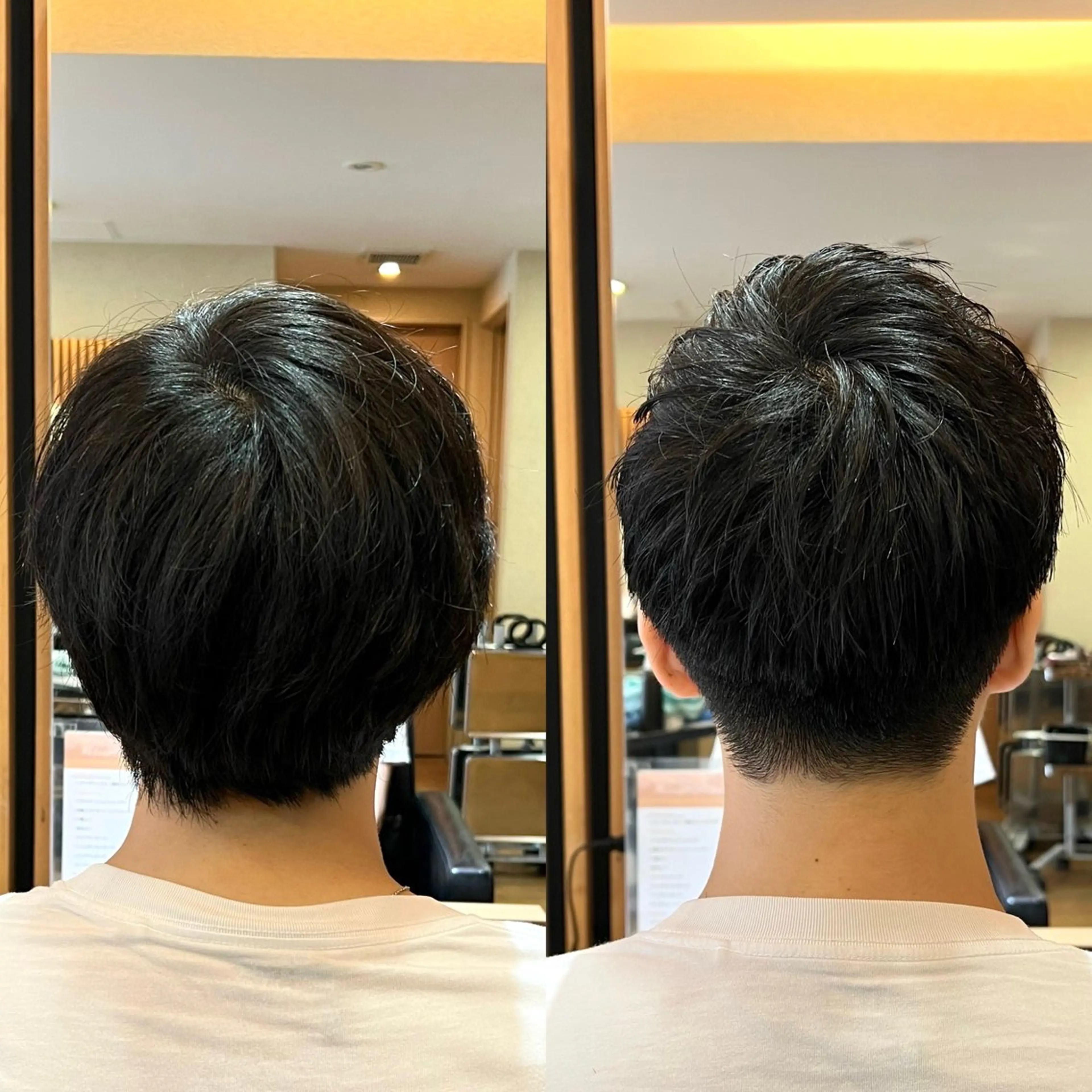 パーマ メンズ 馬場 彩のヘアスタイル