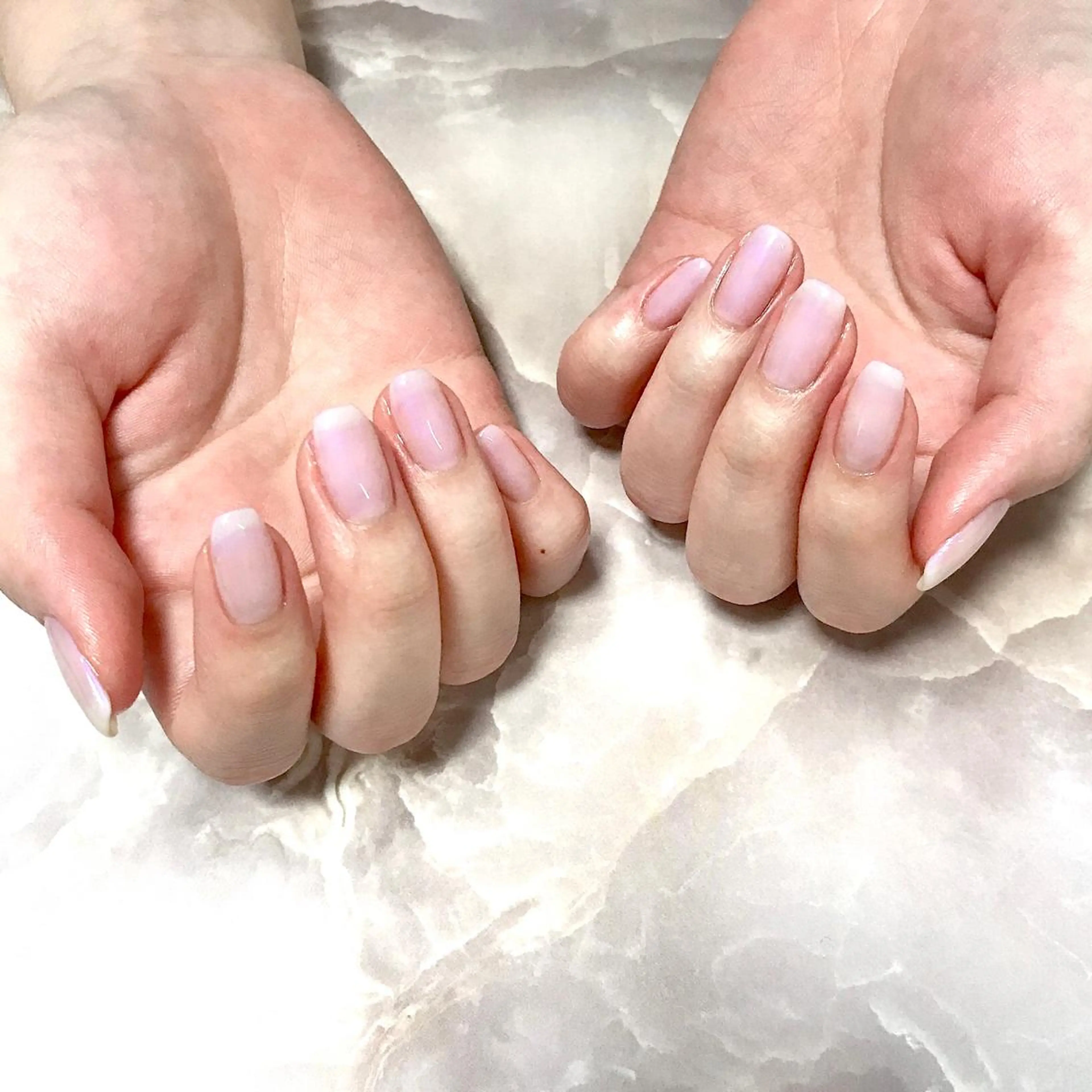 ネイル ワンカラーネイル シンプルネイル 夏ネイル ホワイト ステラ marikominoのネイルデザイン