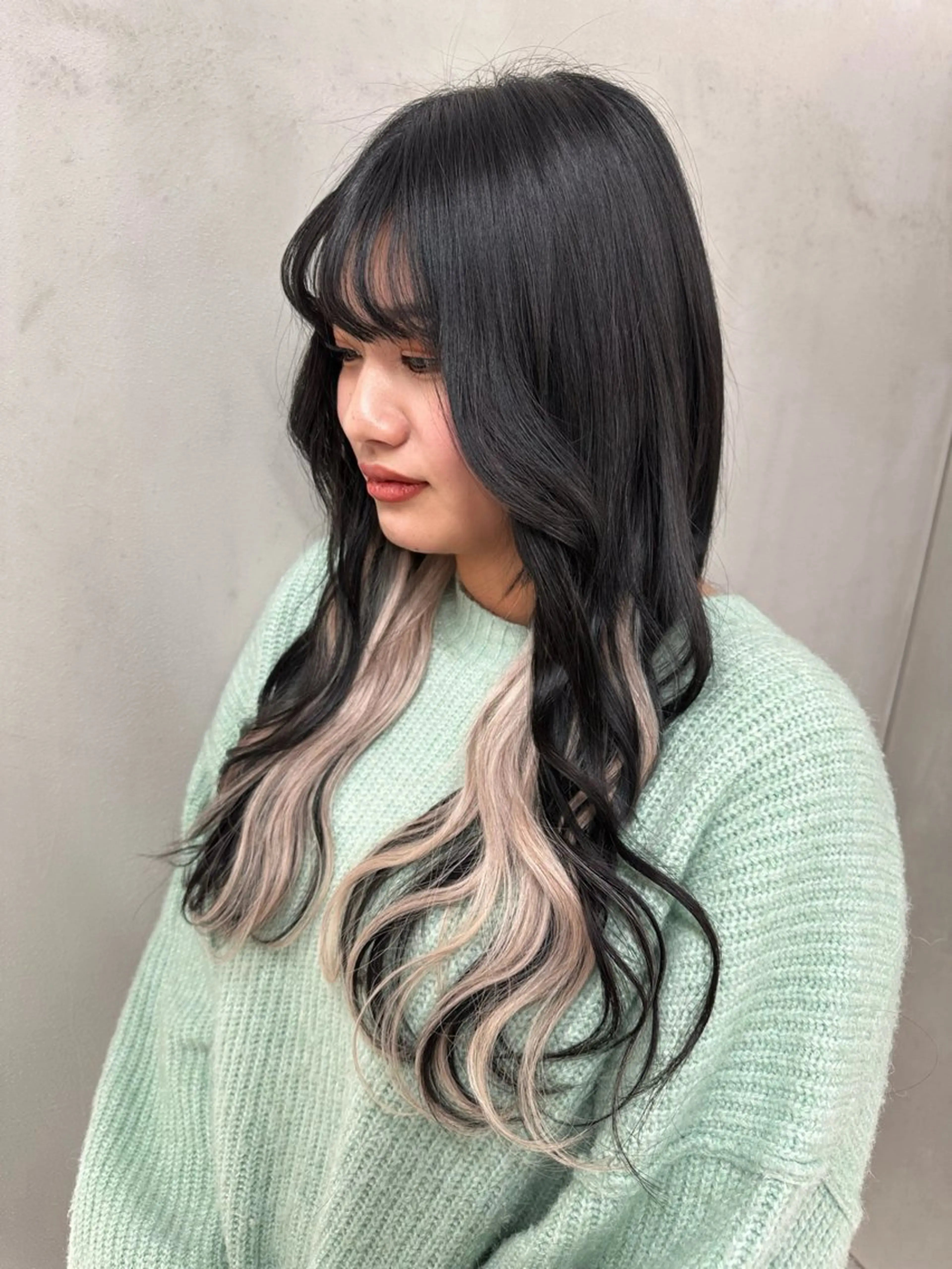 【最高級人毛】馴染ませカット無料✨トレンド✨❤️🔥韓国風❤️🔥インナーエクステ 20枚!の写真