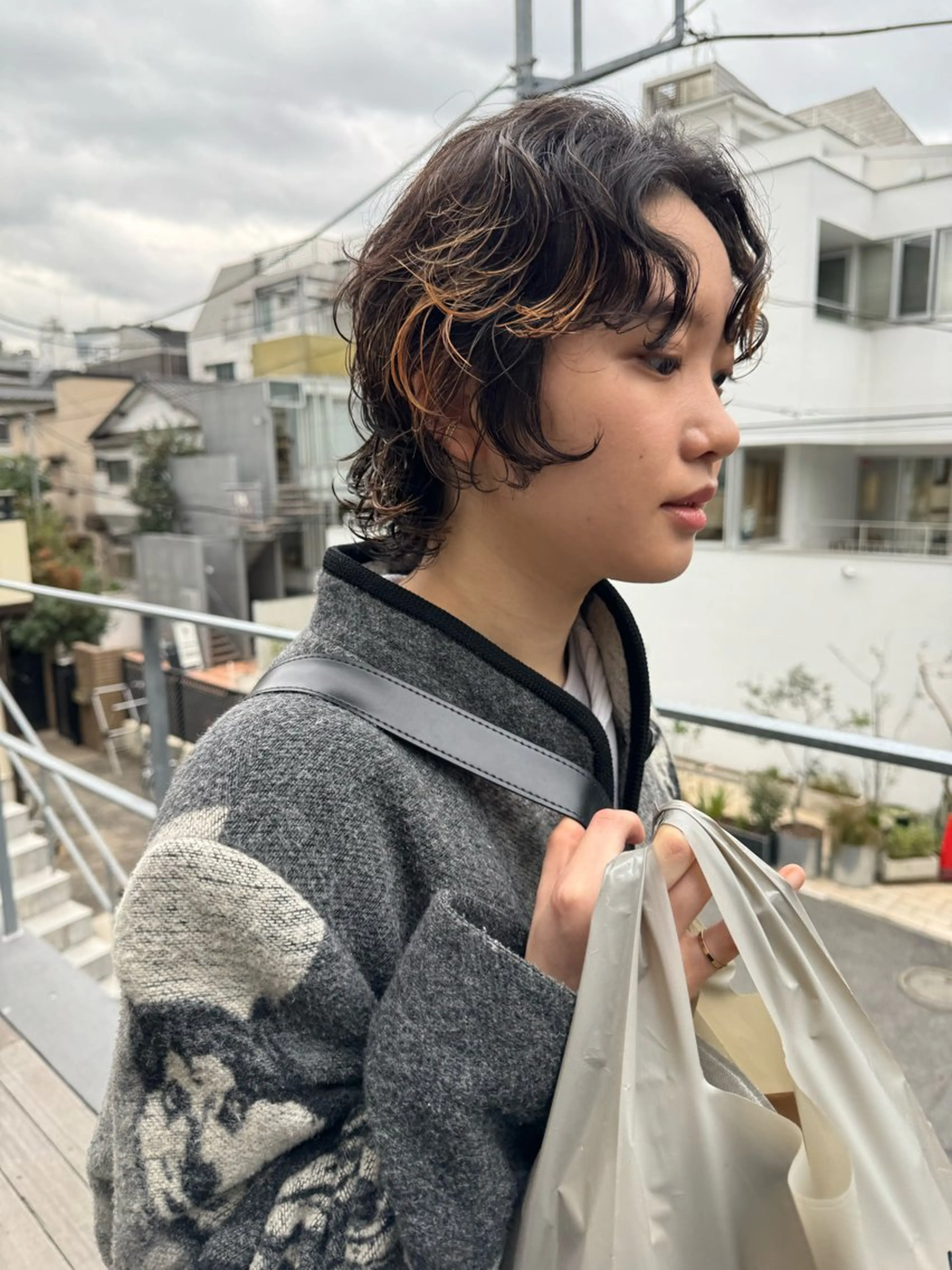 ショート カラー ハイライトカラー ハイライト ショートヘア ウルフカット ヘアカラー 🌈前田 潤 /ショート/似合わせのヘアスタイル