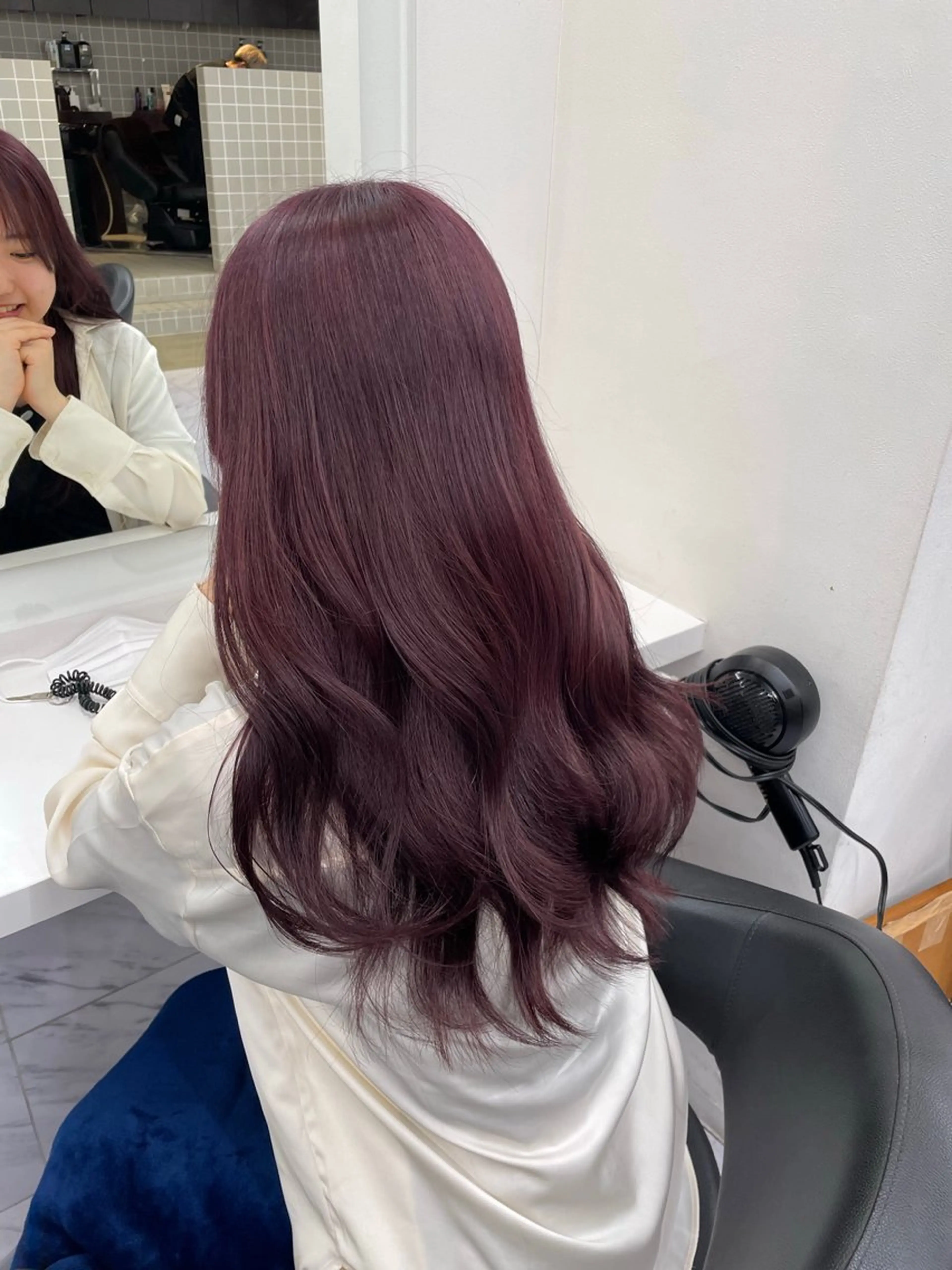 ロング カラー ヘアカラー トリートメント ヘッドスパ 表参道ハッシュカット レイヤー/リノンのヘアスタイル