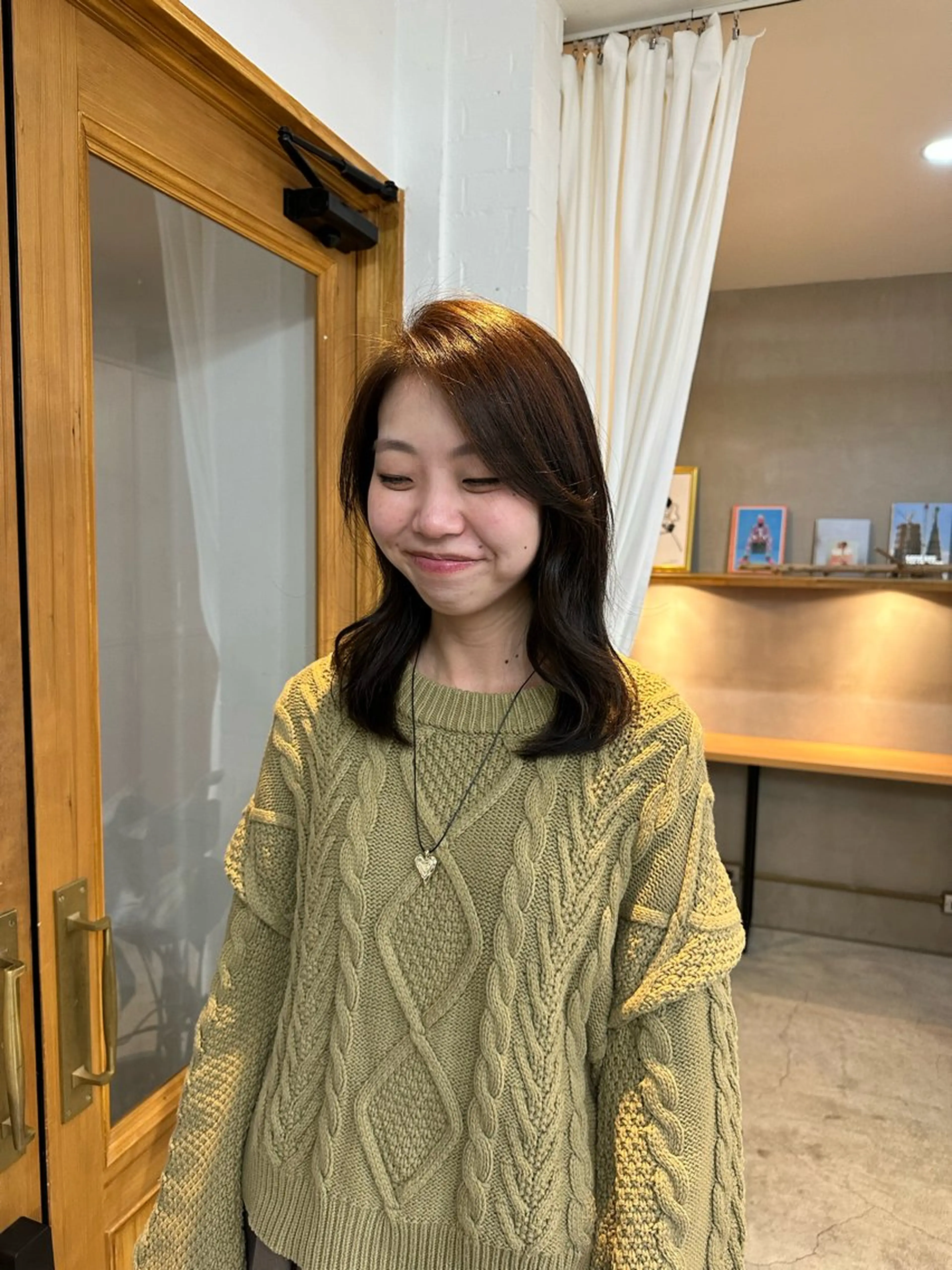 ミディアム Lana hair salon 刈谷所属・縮毛矯正＆髪質改善 特化/ゆいのヘアスタイル