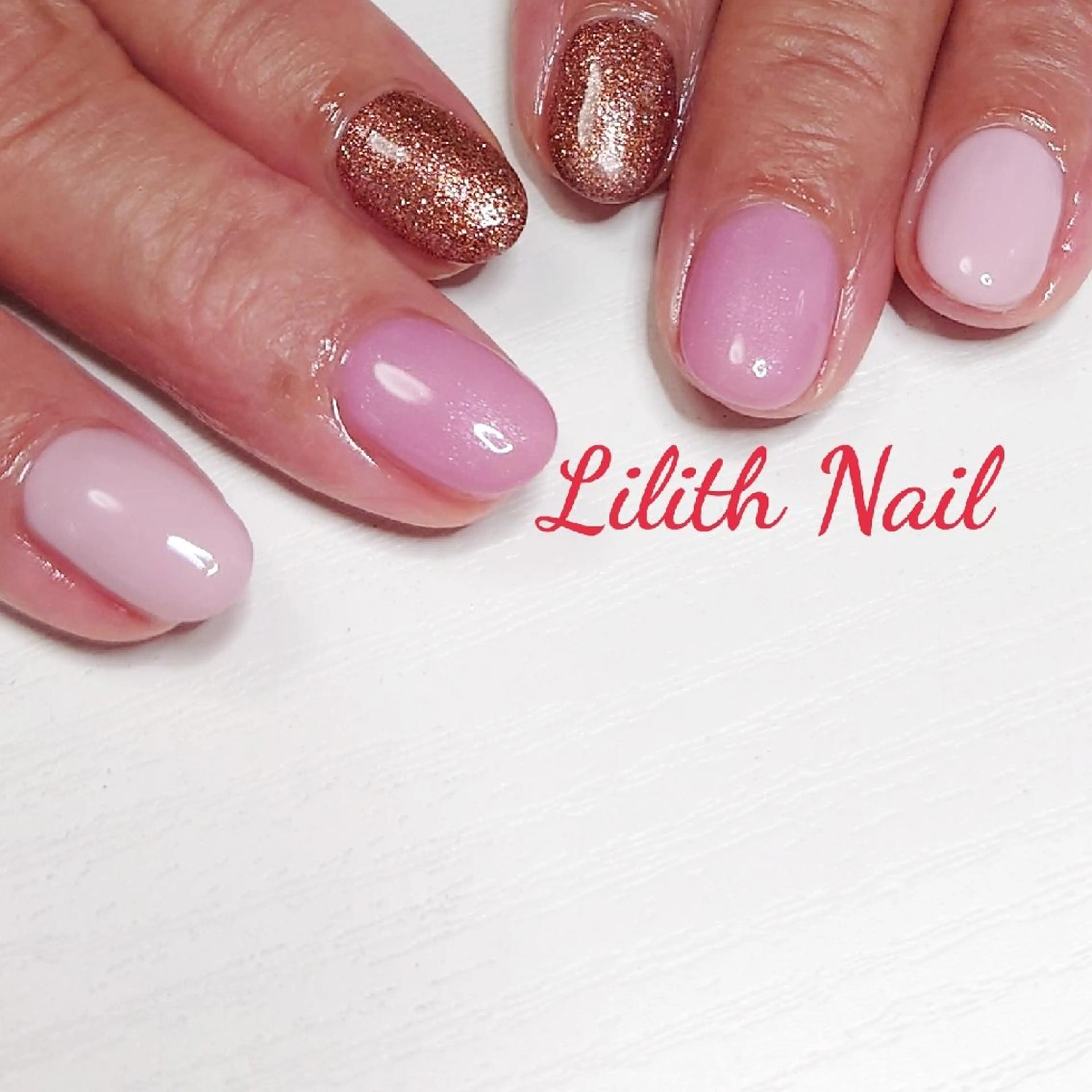 ネイル ピンク ハンドネイル Lilith Nailのネイルデザイン