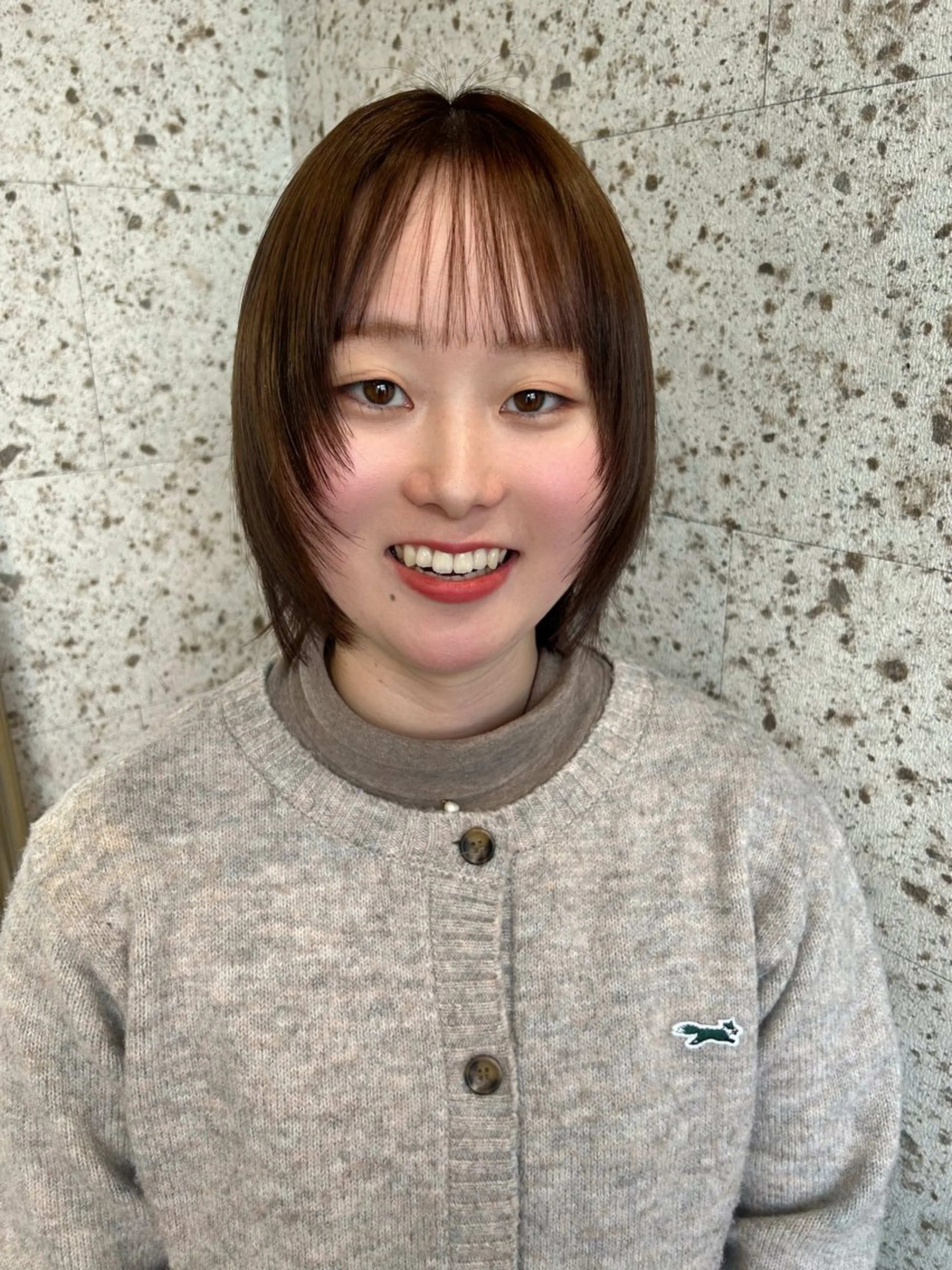 カラー ブラウンカラー マロンブラウン [lani ] konatsuのヘアスタイル