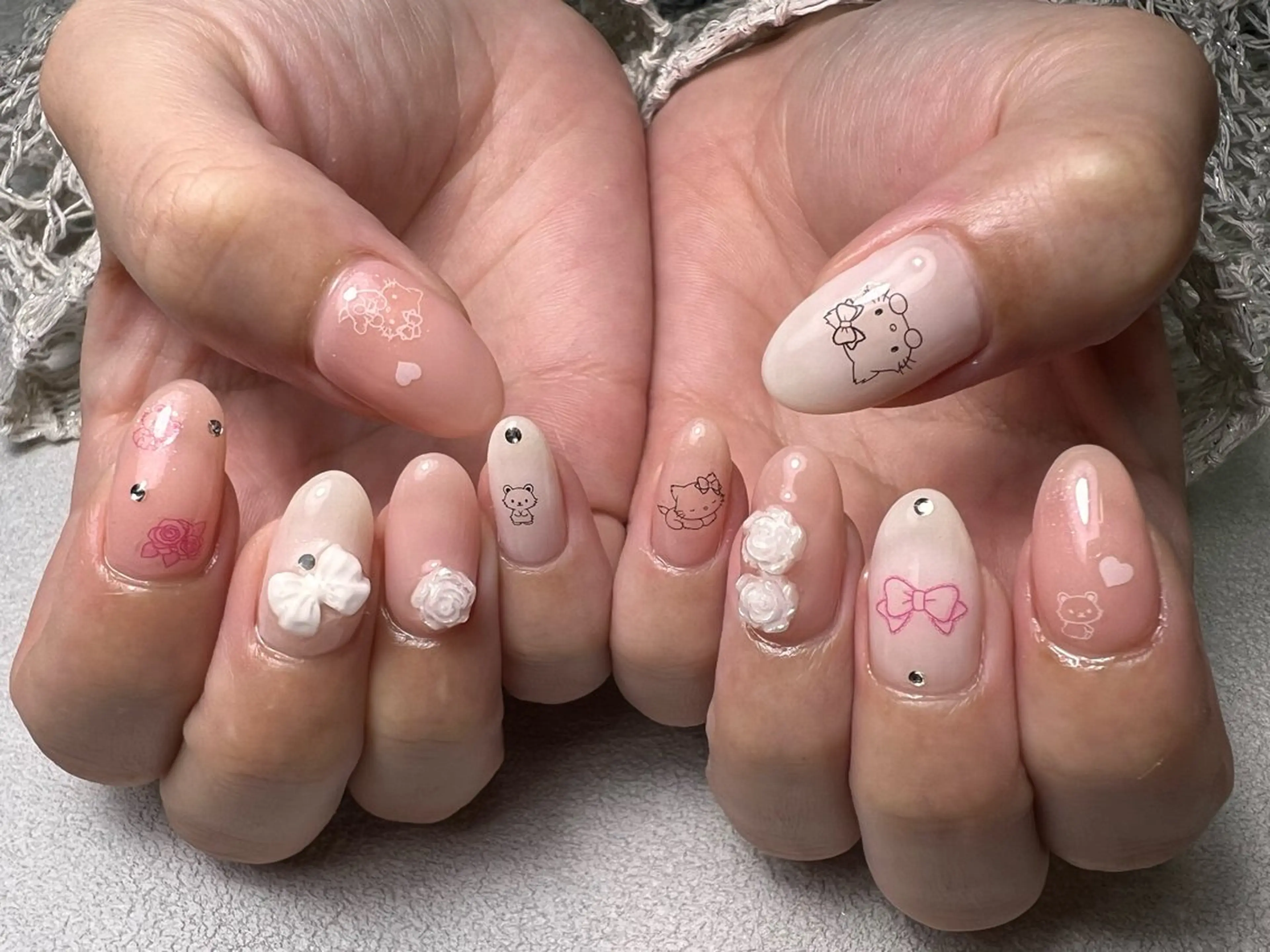 ネイル 持ち込み ハンドネイル private salon Lem.所属・Lem. Sayaのネイルデザイン