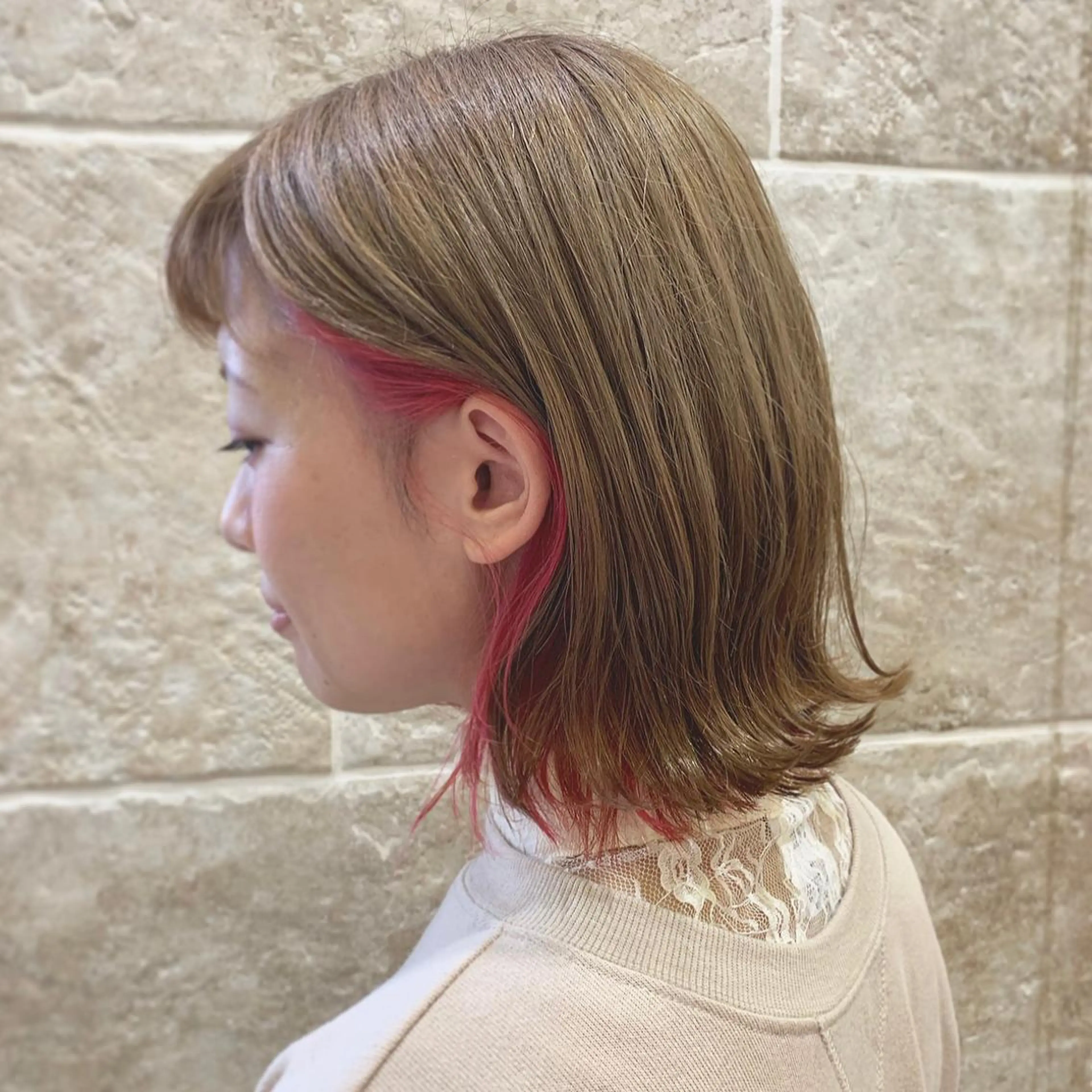 ミディアム カラー カット ヘアカラー トリートメント 《Zina札幌大通》 Hinano🐻のヘアスタイル