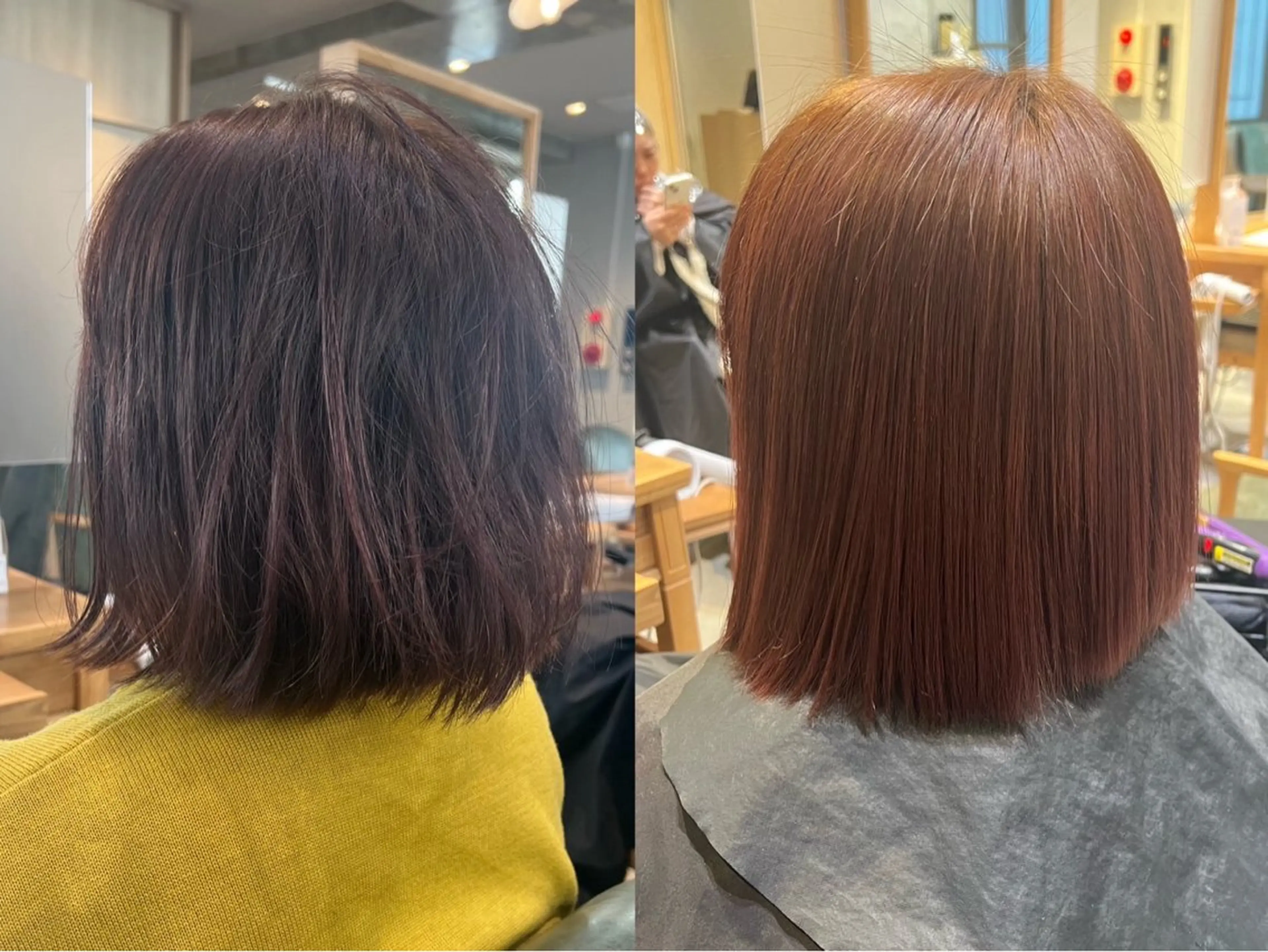 ミディアム 縮毛矯正 縮毛矯正 オタク美容師🛍/ 酸性ストレート/艶髪のヘアスタイル