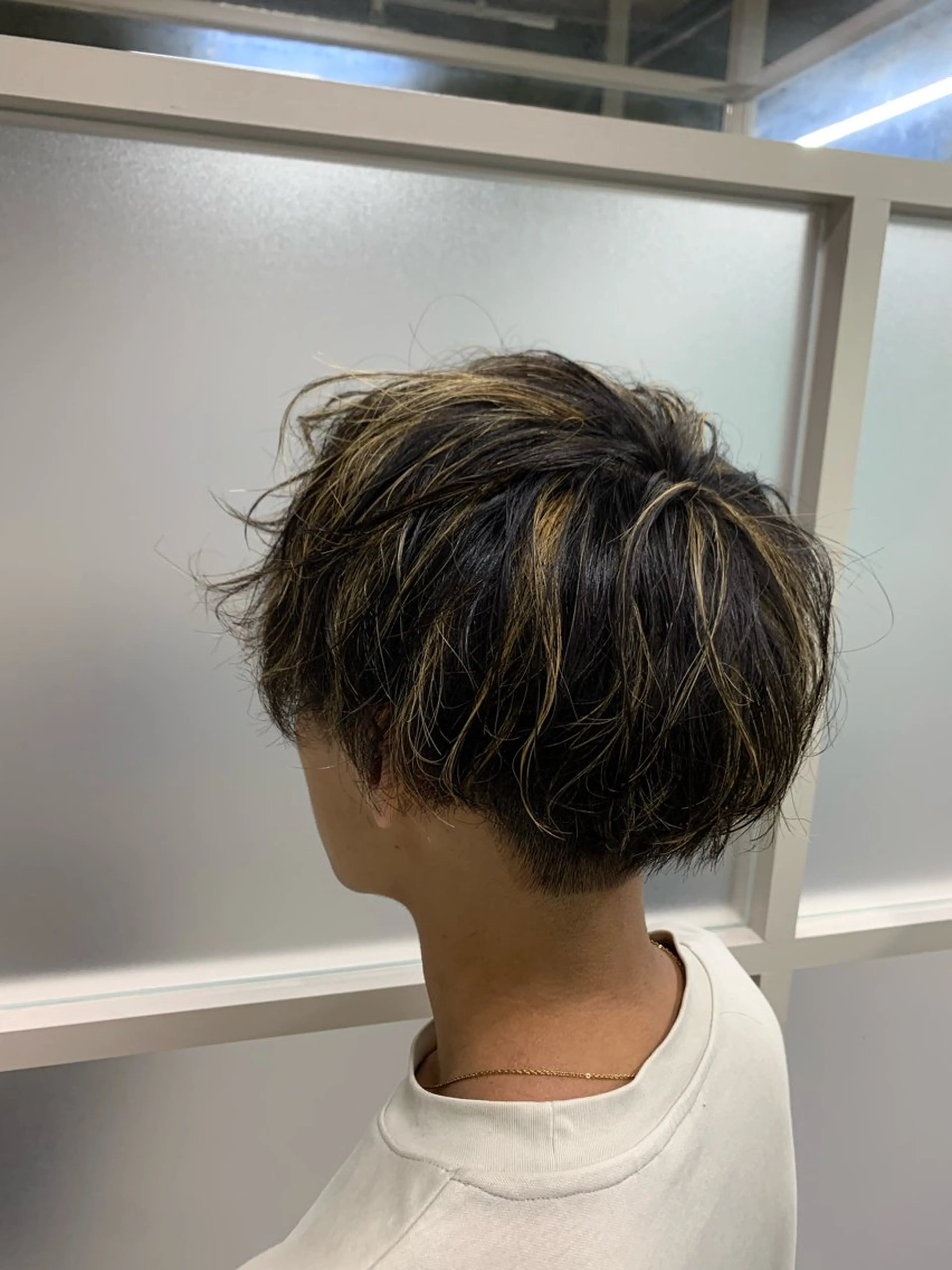 ショート カラー メンズ カット ヘアカラー La fith hair bath ラフィスヘアーバース所属・御坂 (ミサカ)のヘアスタイル