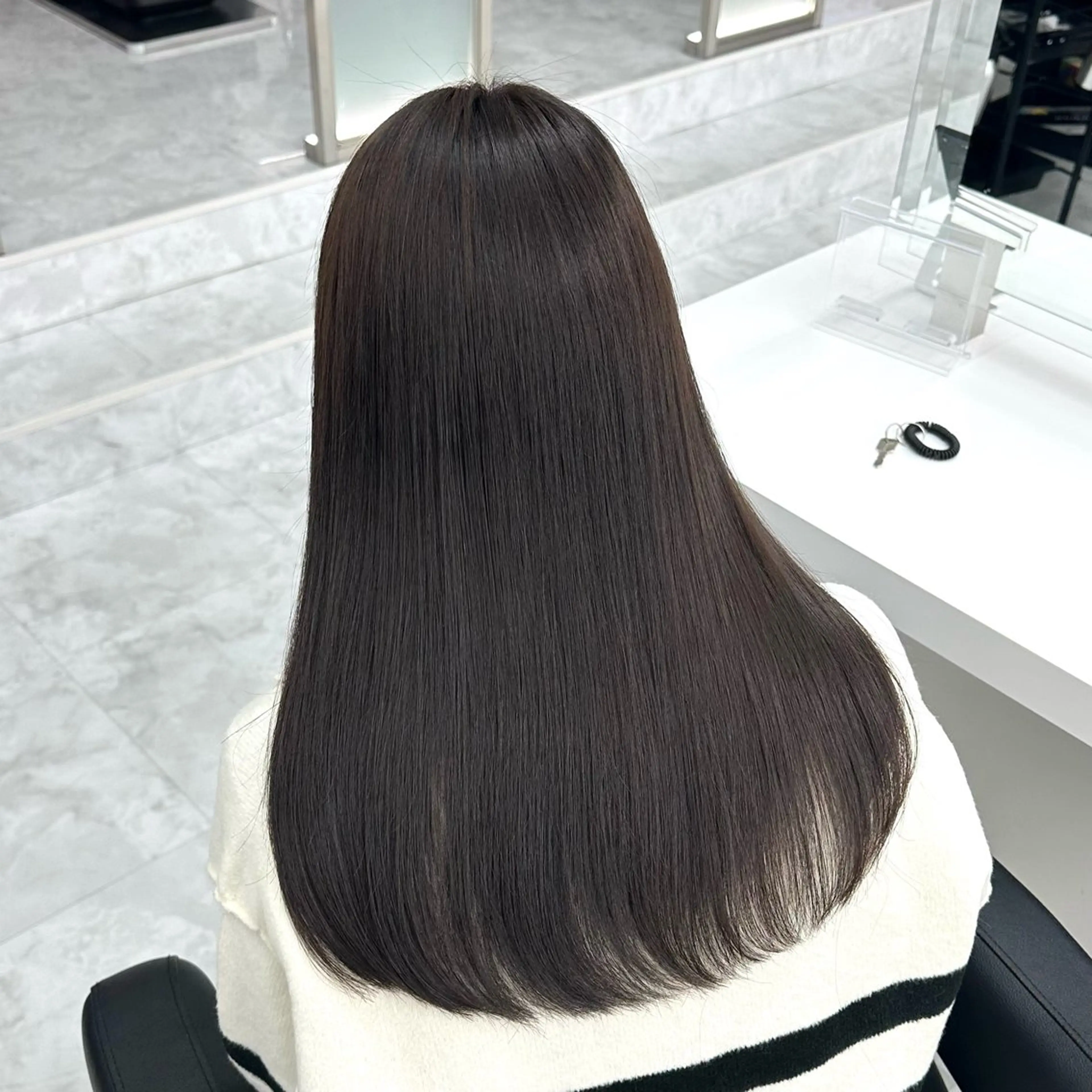 ロング カラー カット ヘアカラー トリートメント ヘッドスパ ヘアセット ガーリーstyle ❤︎misaki🏹のヘアスタイル