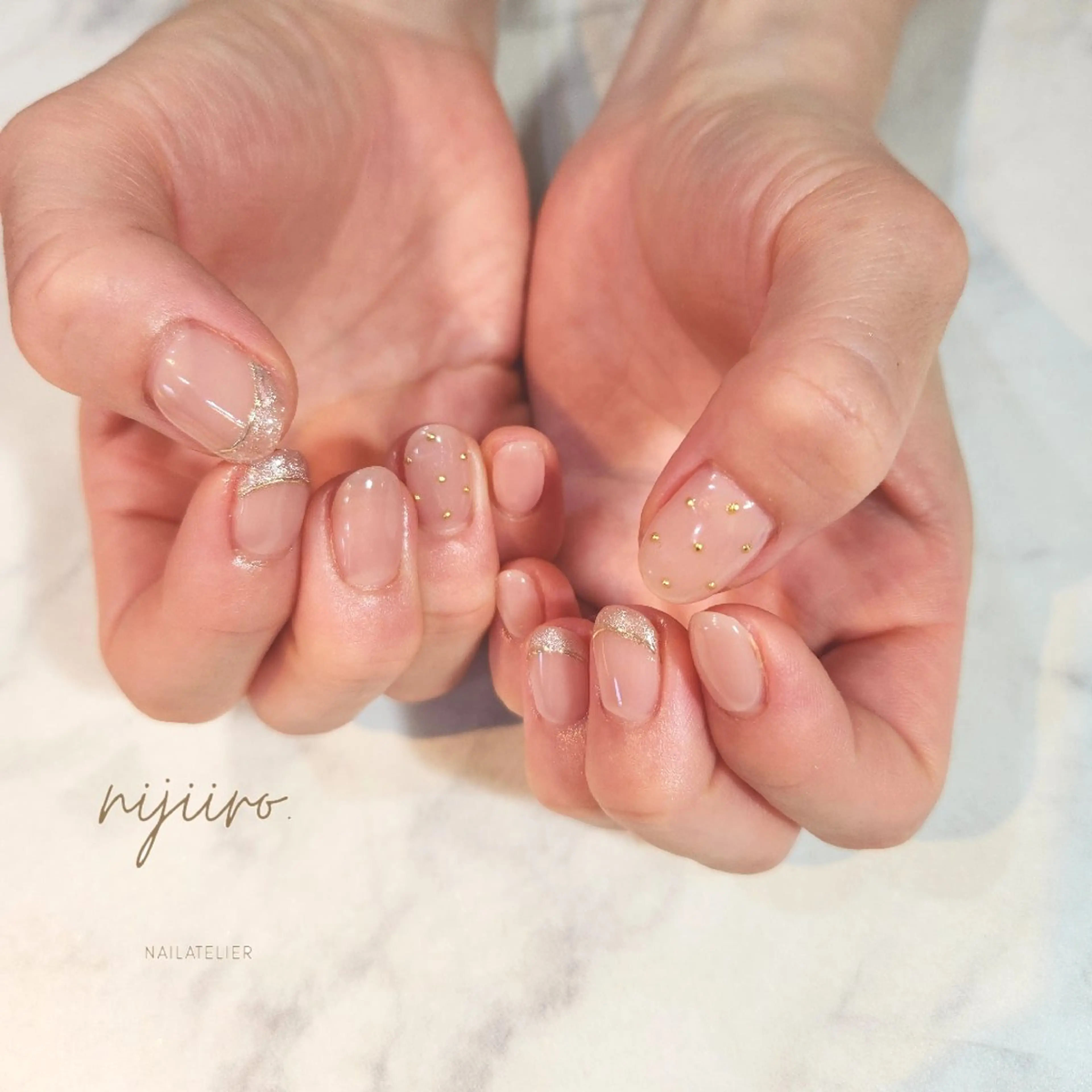 ネイル ハンドネイル nailatelier nijiiro.所属・nijiiro🌈 サトウのネイルデザイン