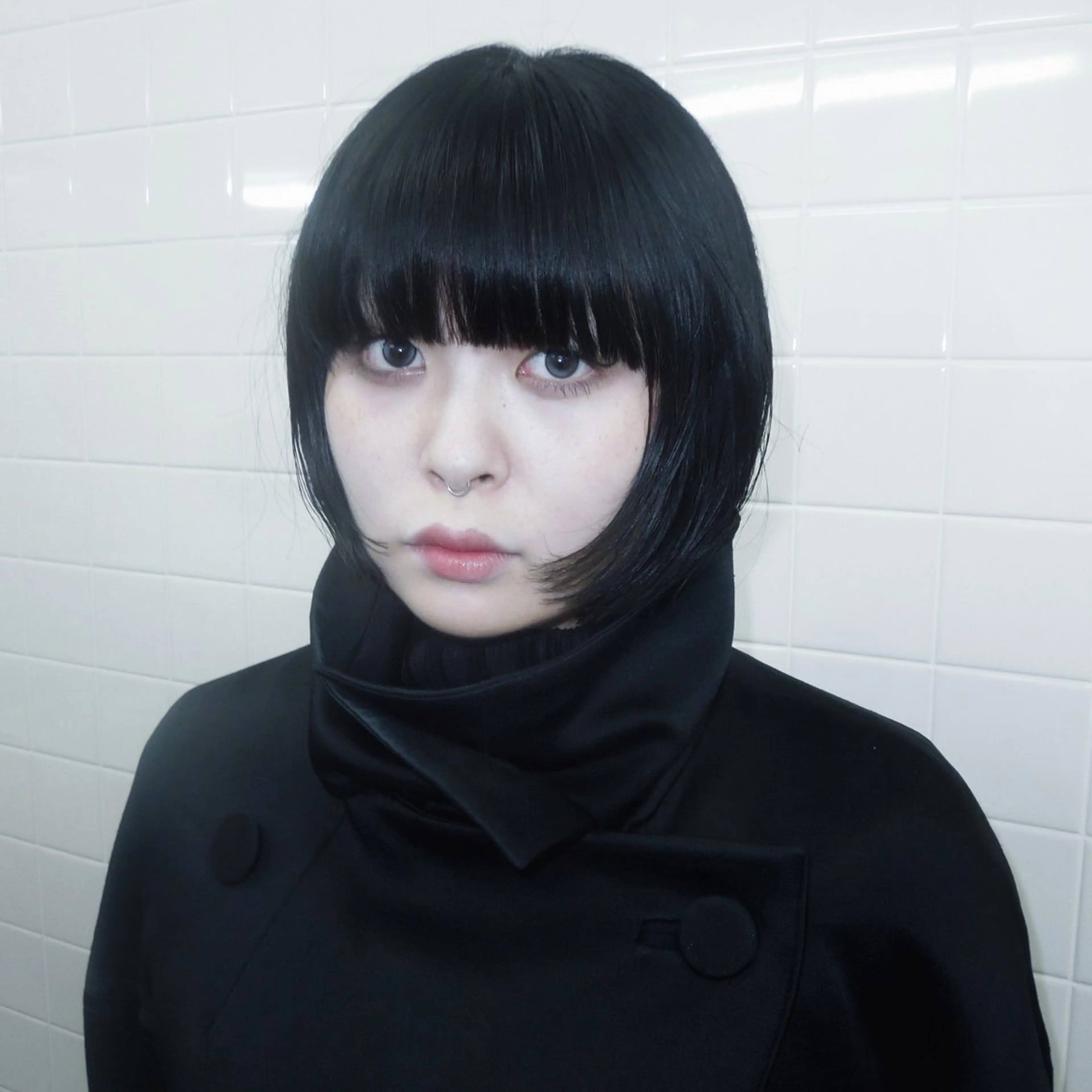 ミディアム カラー タマキ/似合わせ カット/Wカラーのヘアスタイル