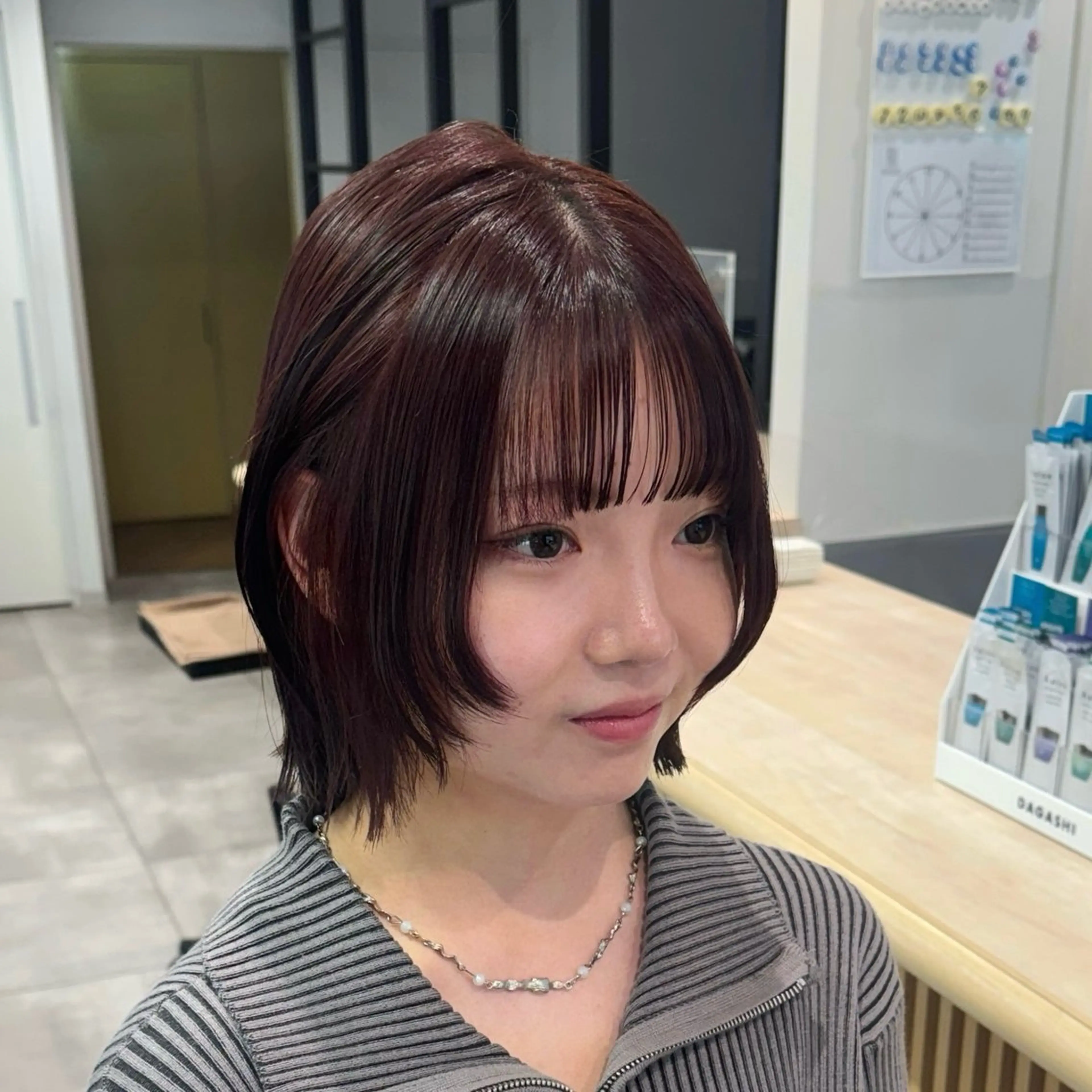 カラー カット ヘアカラー 韓国ヘア AINA🐱のヘアスタイル