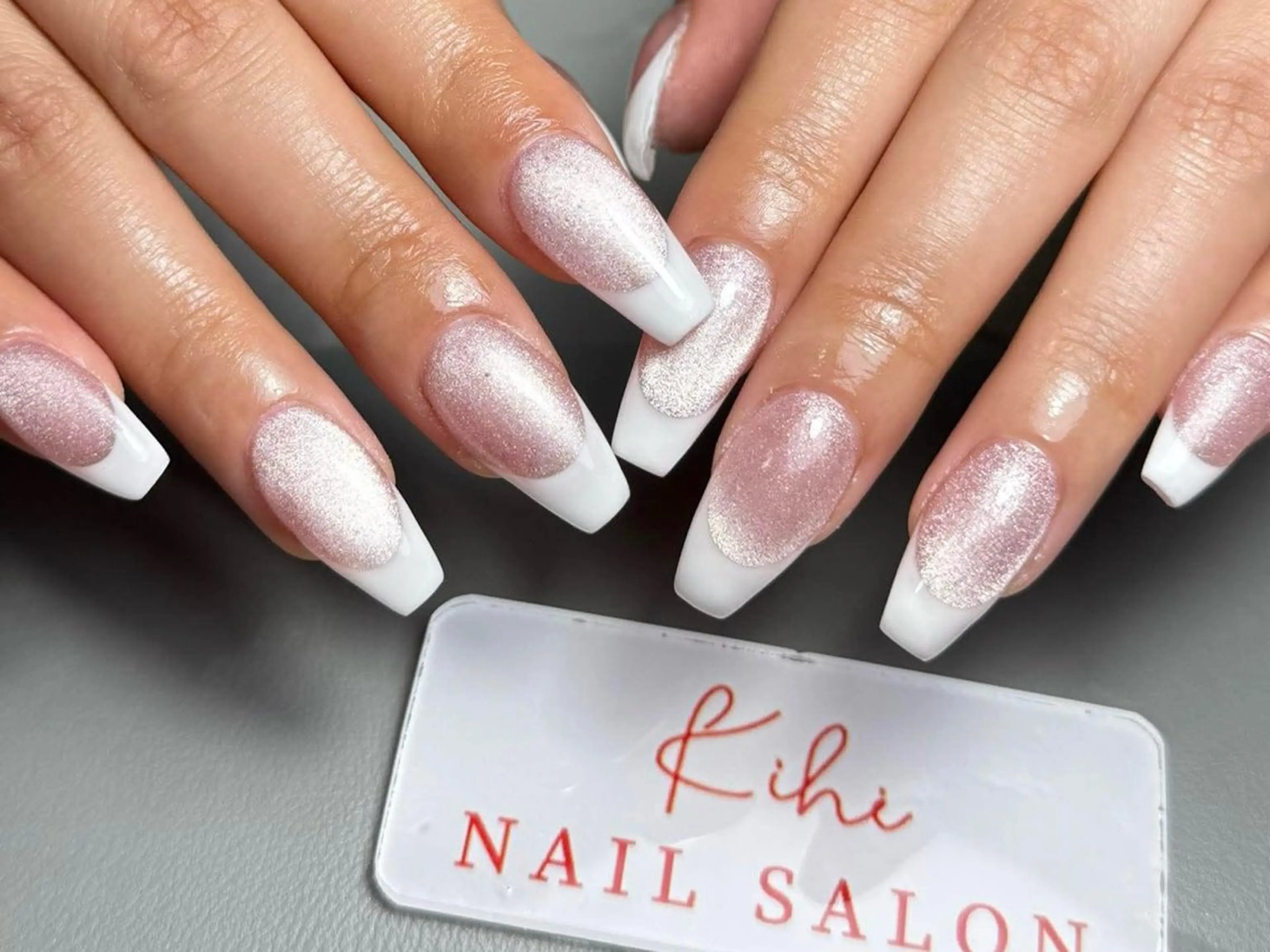 ネイル アートネイル フレンチネイル ジェルネイル グラデーション 韓国ネイル ハンドネイル ハンドケア さくら💮💮 【オフ無料】のネイルデザイン