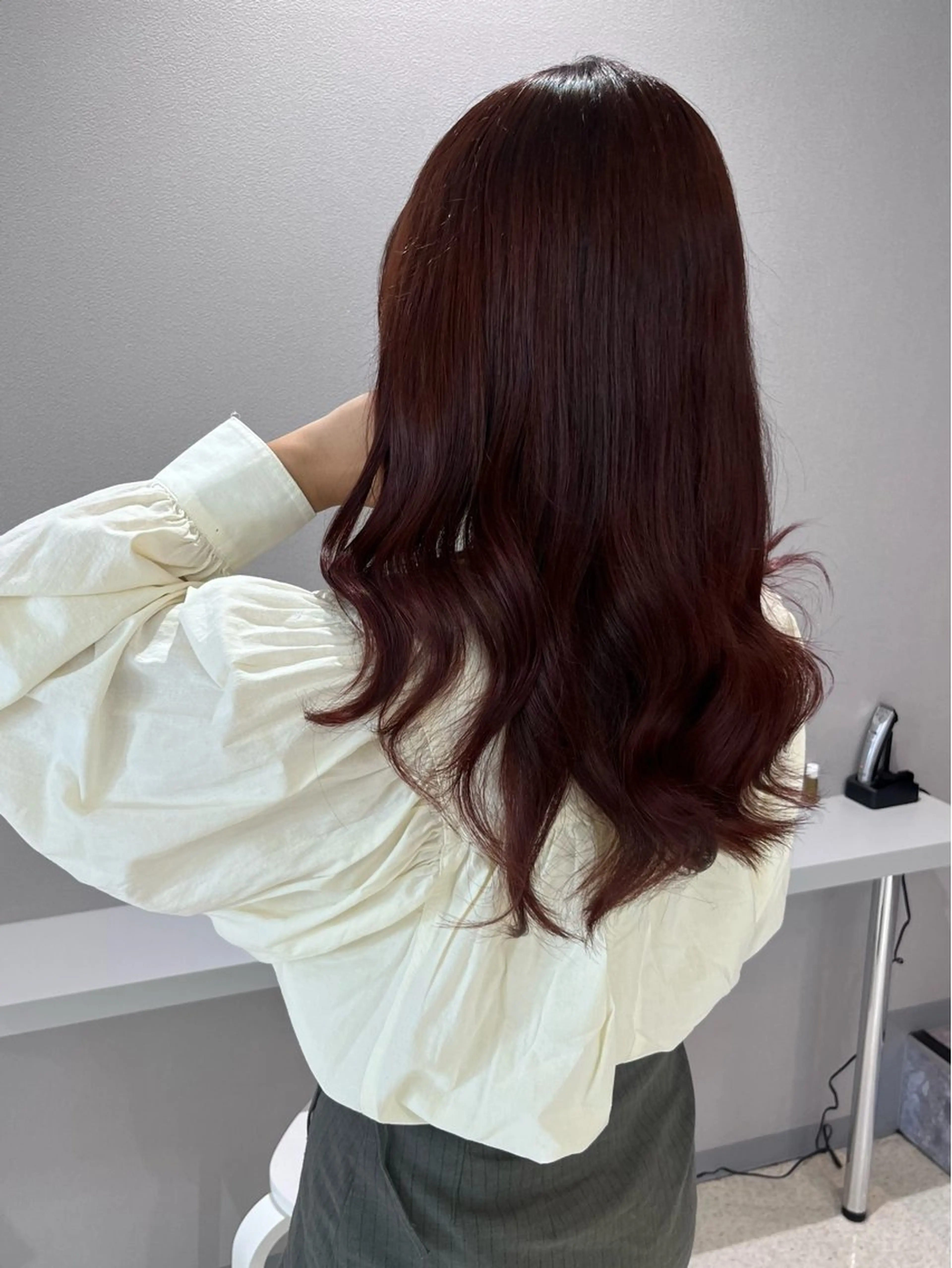 ロング カラー KANA🎀韓国 🇰🇷ハイライトのヘアスタイル