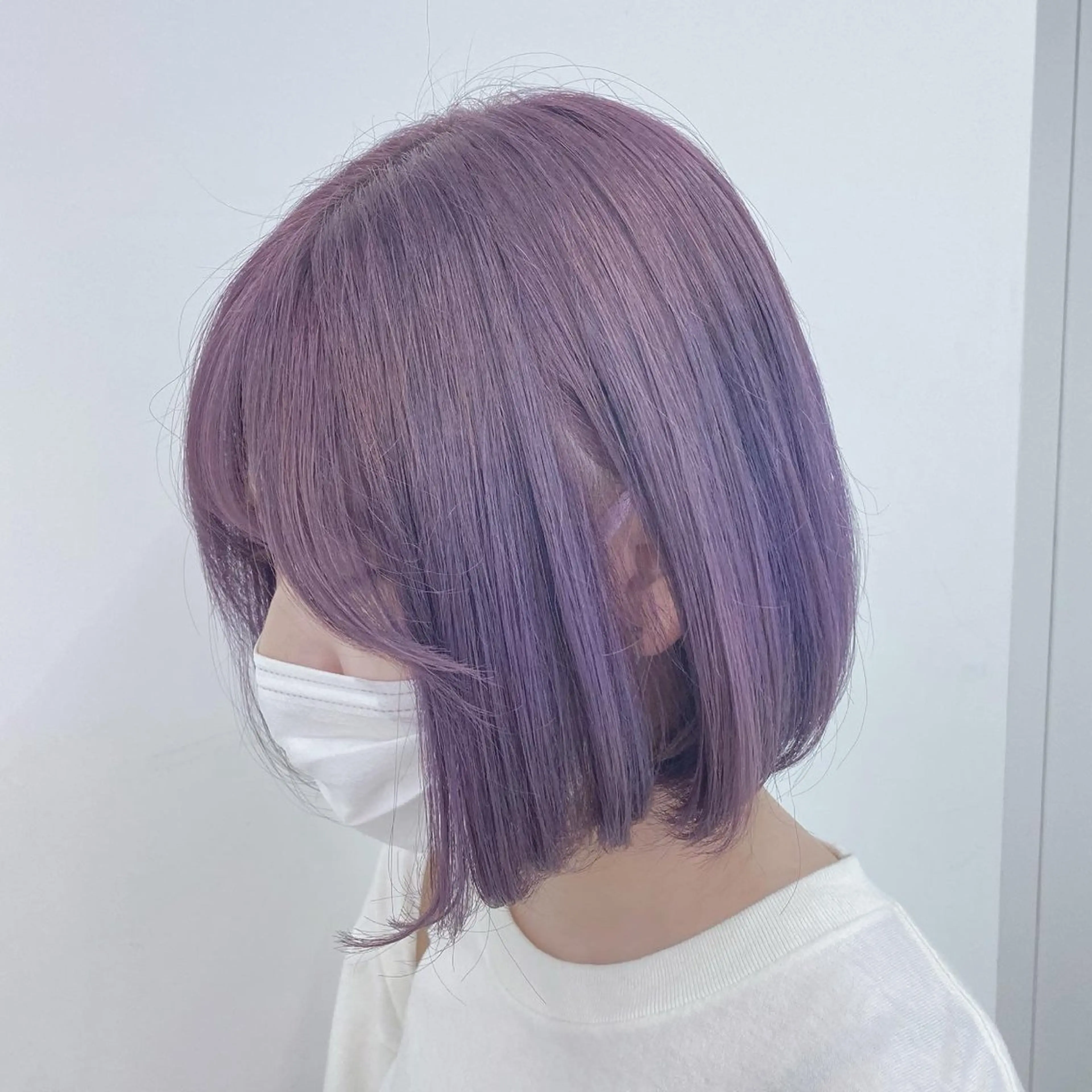 ミディアム カラー 韓国艶カラー🇰🇷 DISCO💙のヘアスタイル