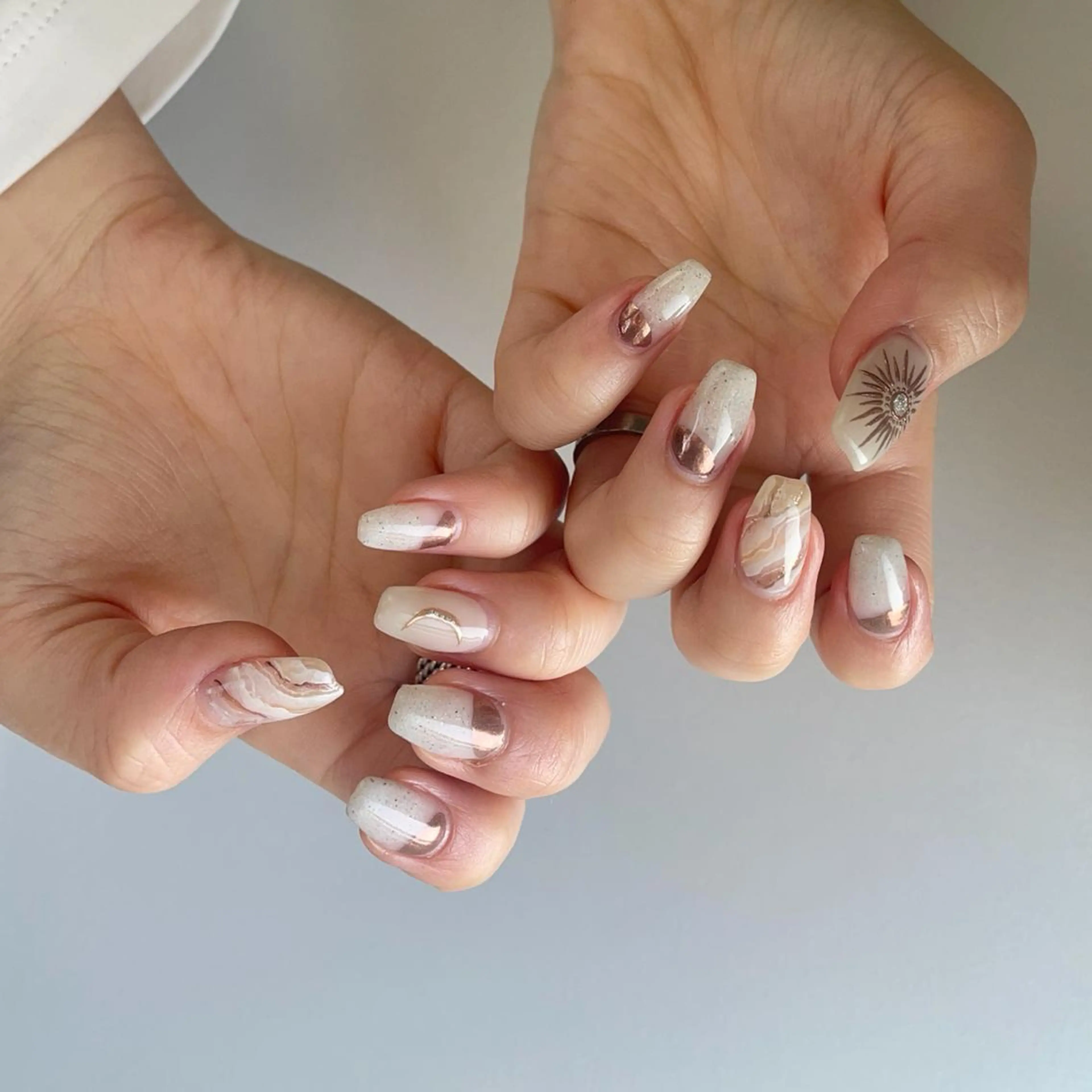 ネイル ハンドネイル Radia bykaonailsのネイルデザイン