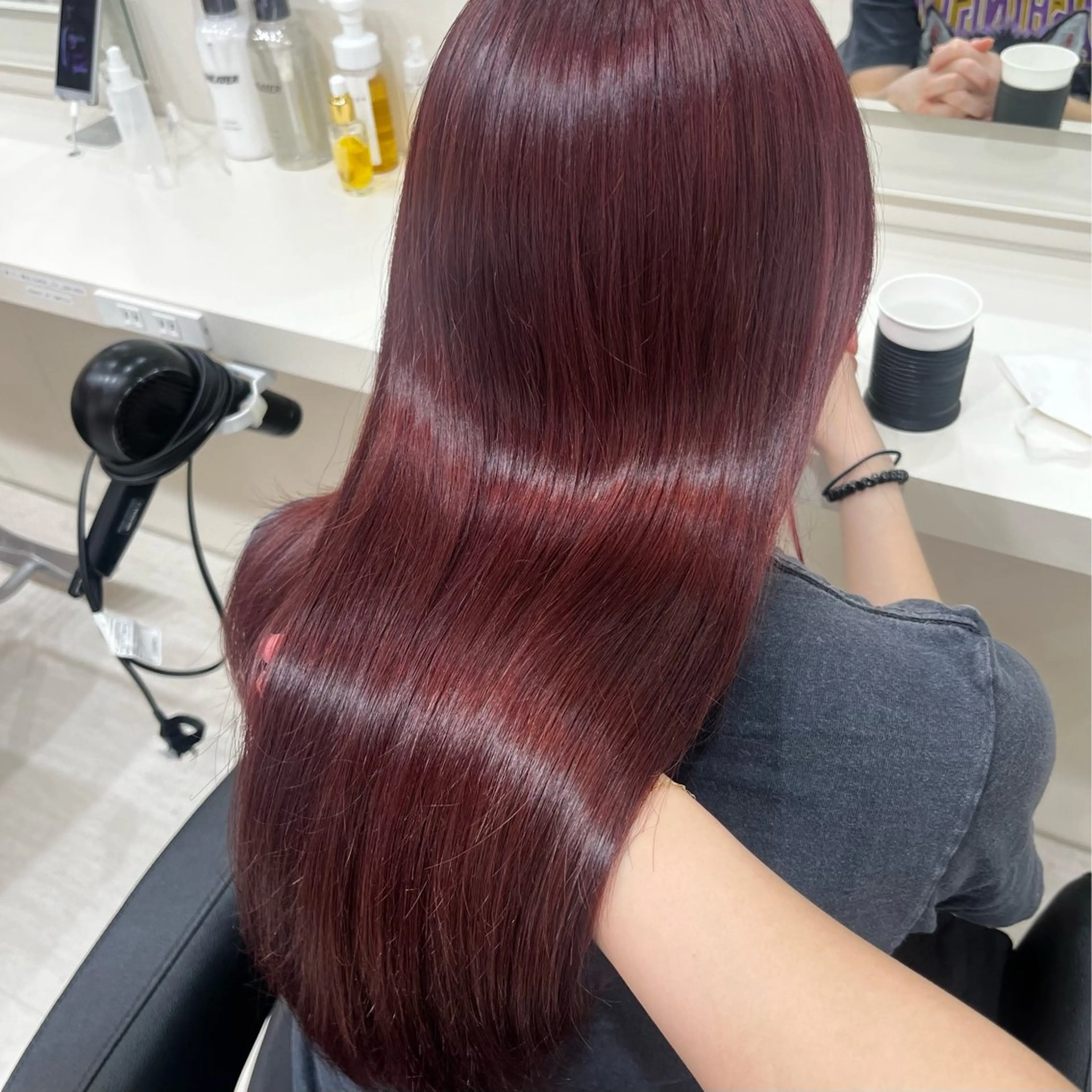 🧊🥀1番人気🥀🧊メンテナンスカット＋ワンカラー+髪質改善トリートメントの写真