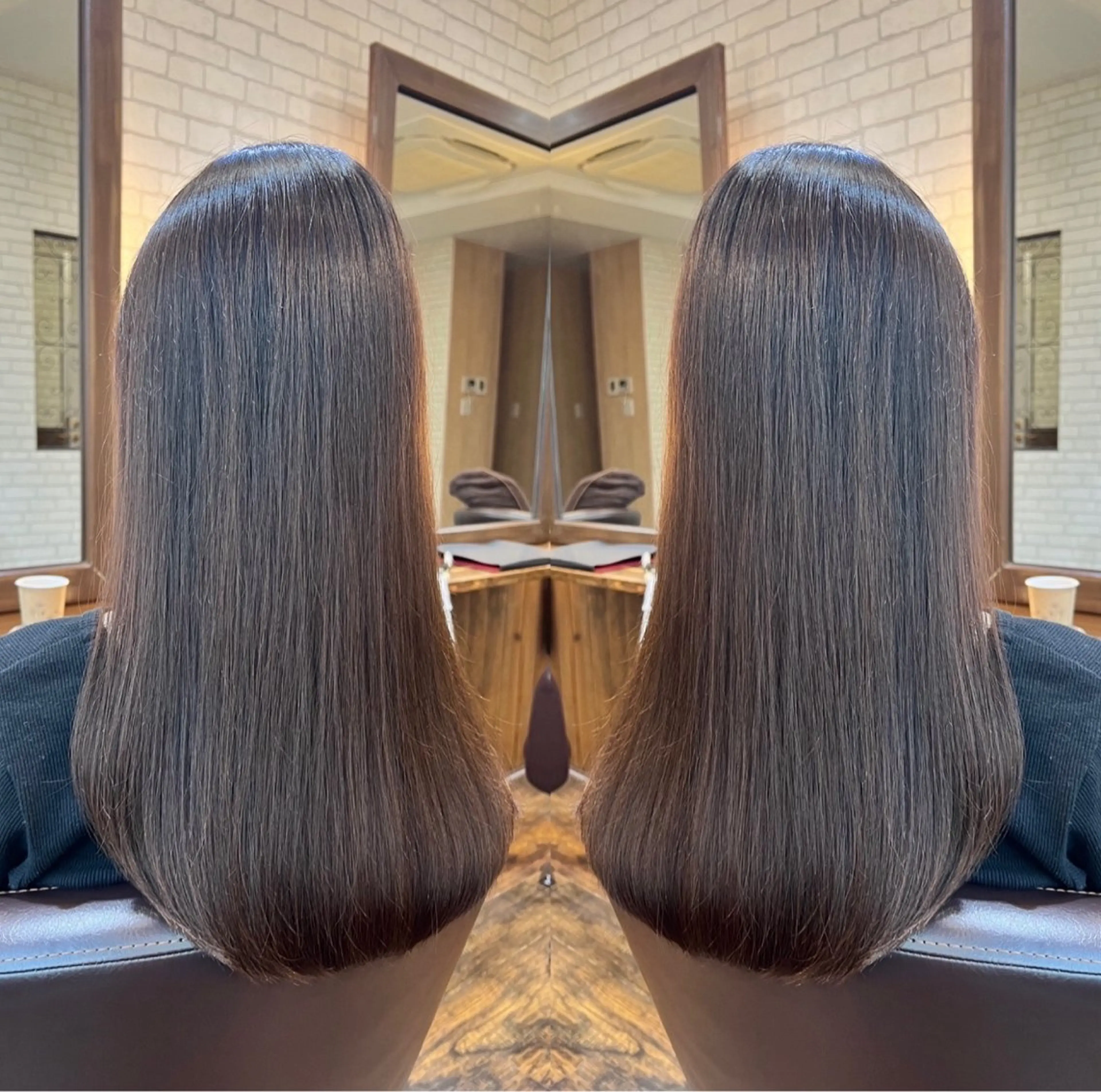 ロング カラー アクアカラー 髪質改善 トリートメント カット ヘアカラー トリートメント 🫧髪質改善×艶髪 🫧根本泰成🫧のヘアスタイル