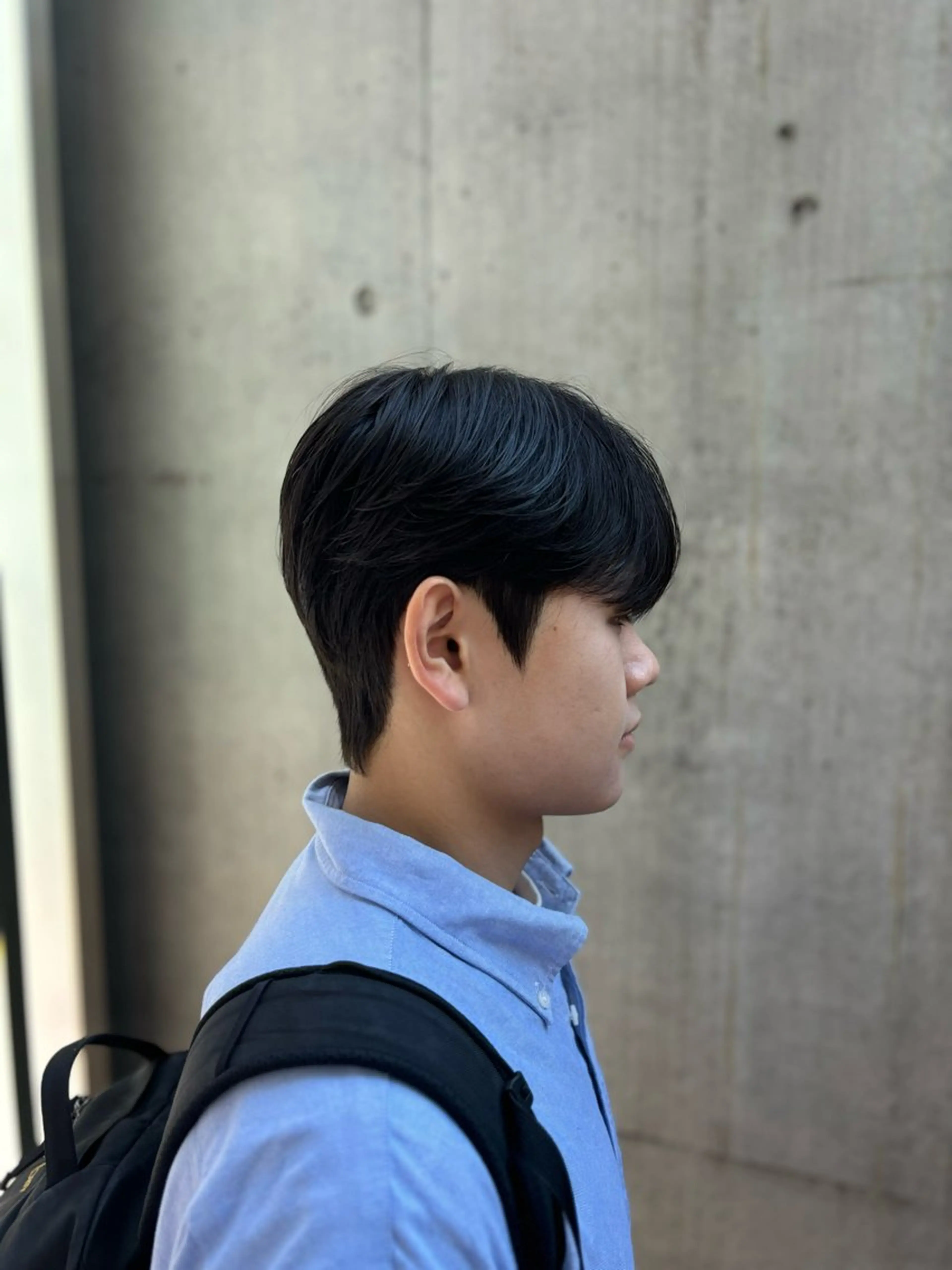 ショート パーマ メンズ カット パーマ カルマパーマ韓国ヘア shiryuのヘアスタイル